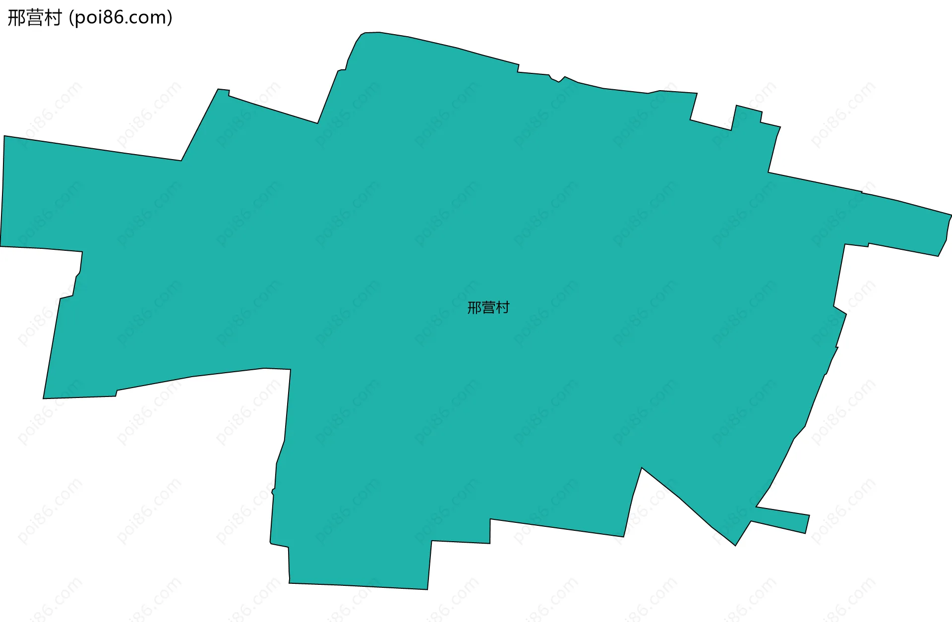 邢营村边界地图
