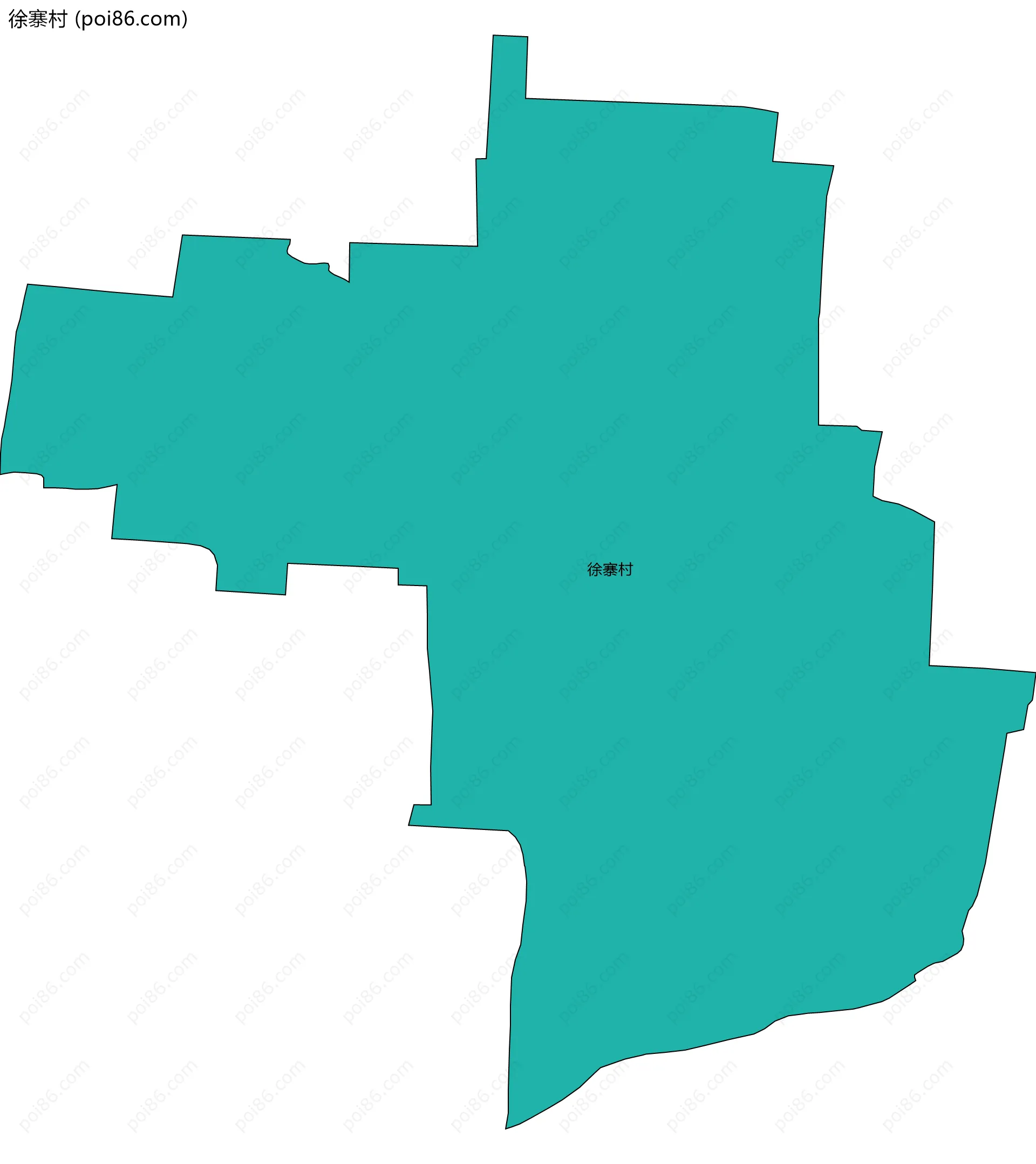 徐寨村边界地图