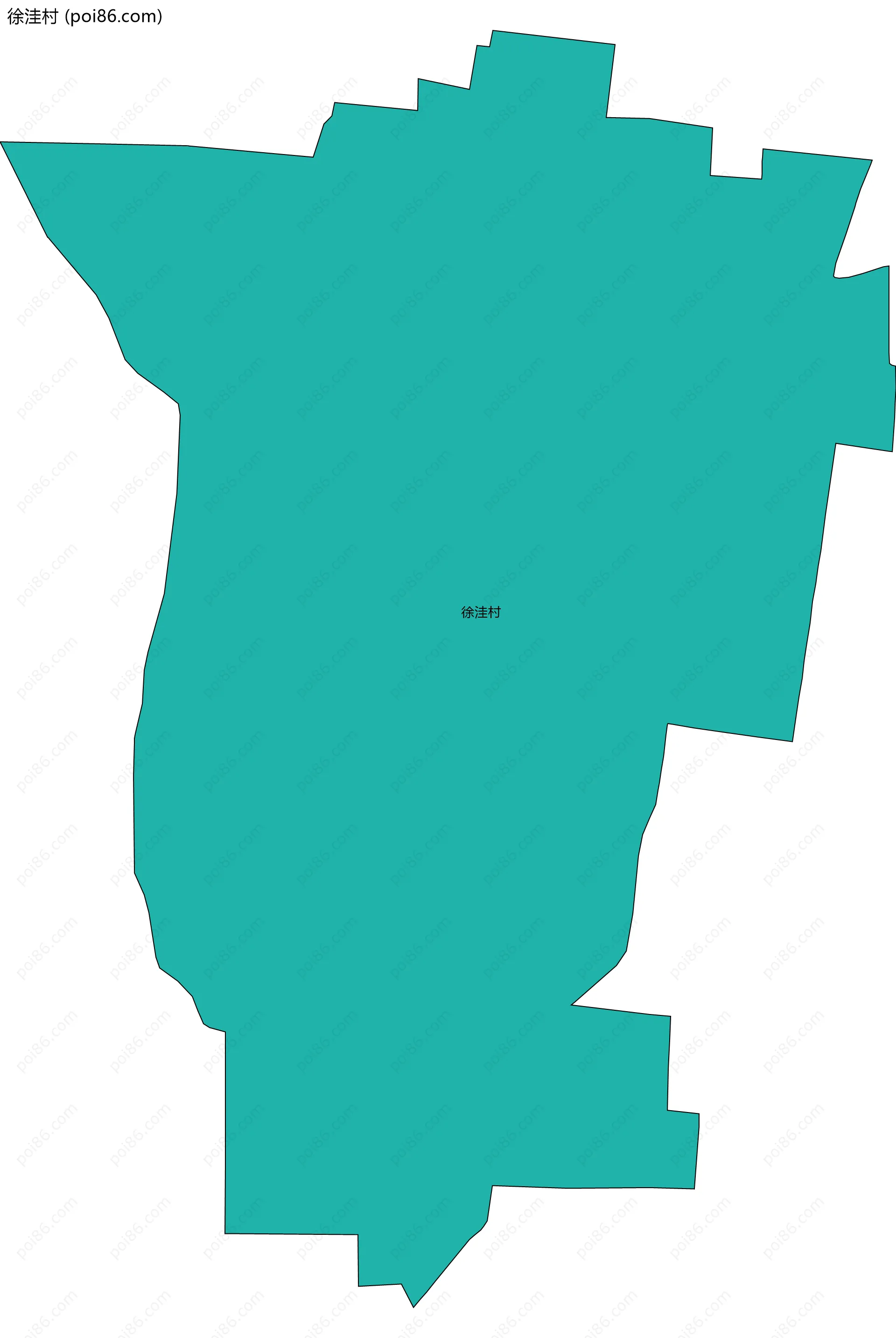 徐洼村边界地图