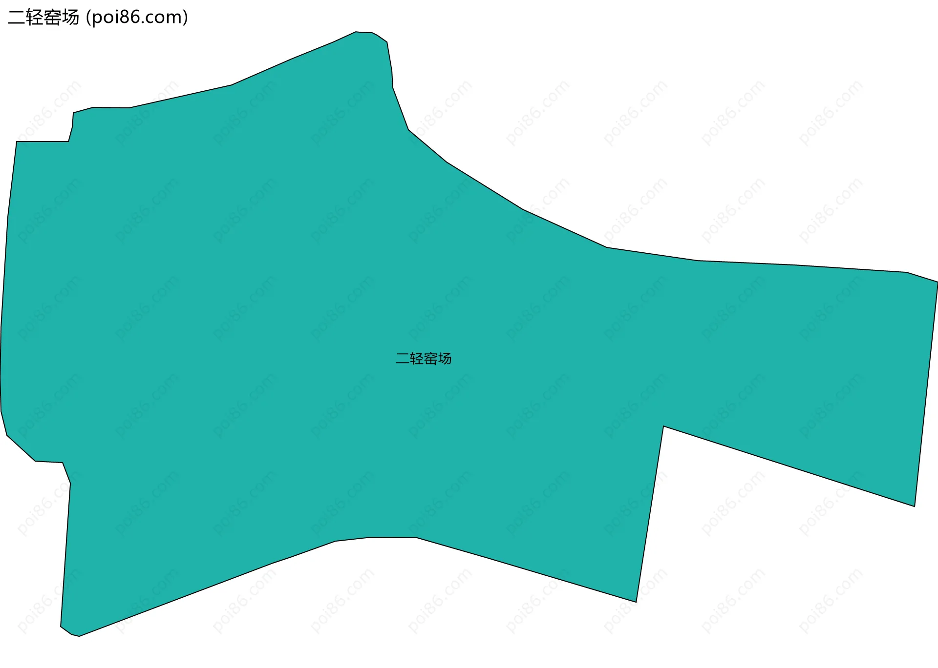 二轻窑场边界地图
