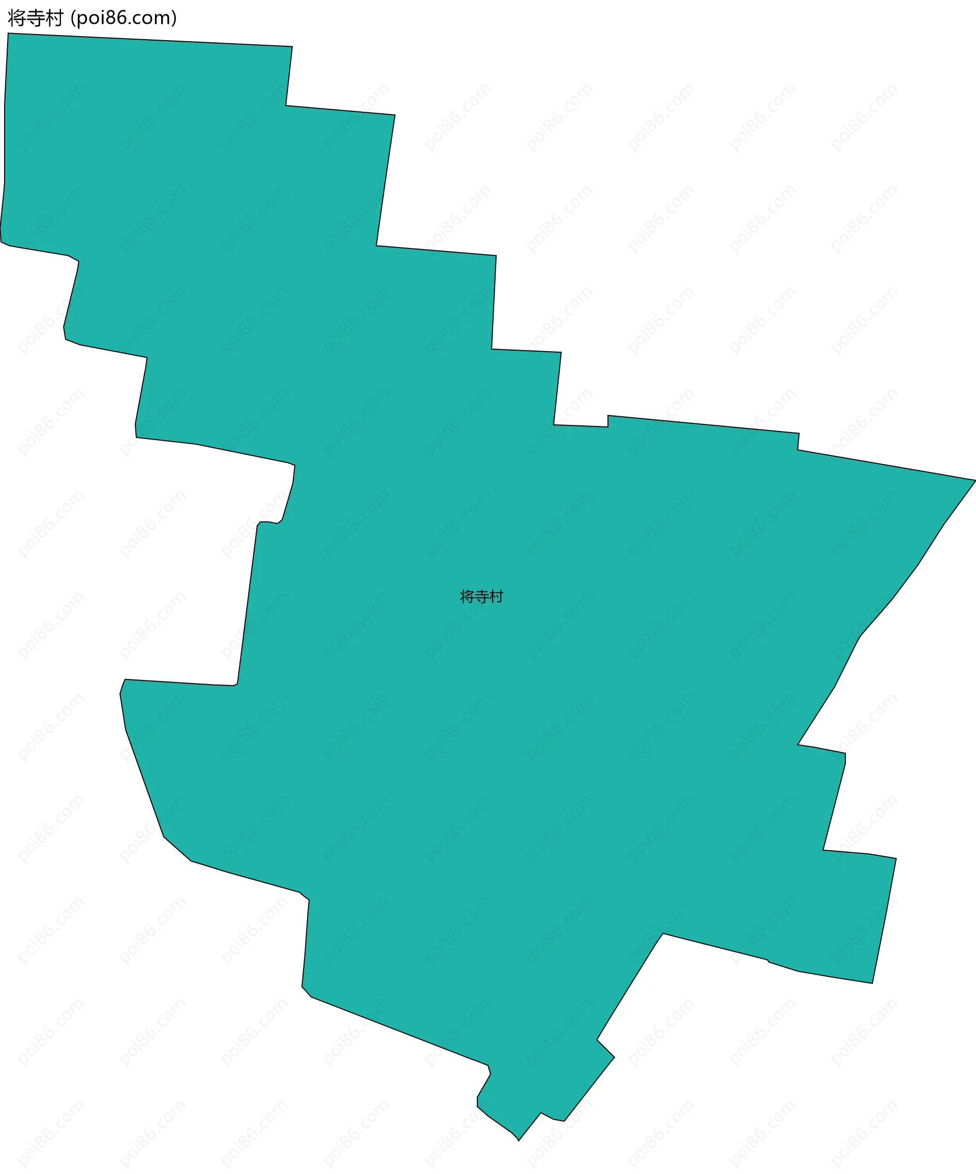 将寺村边界地图