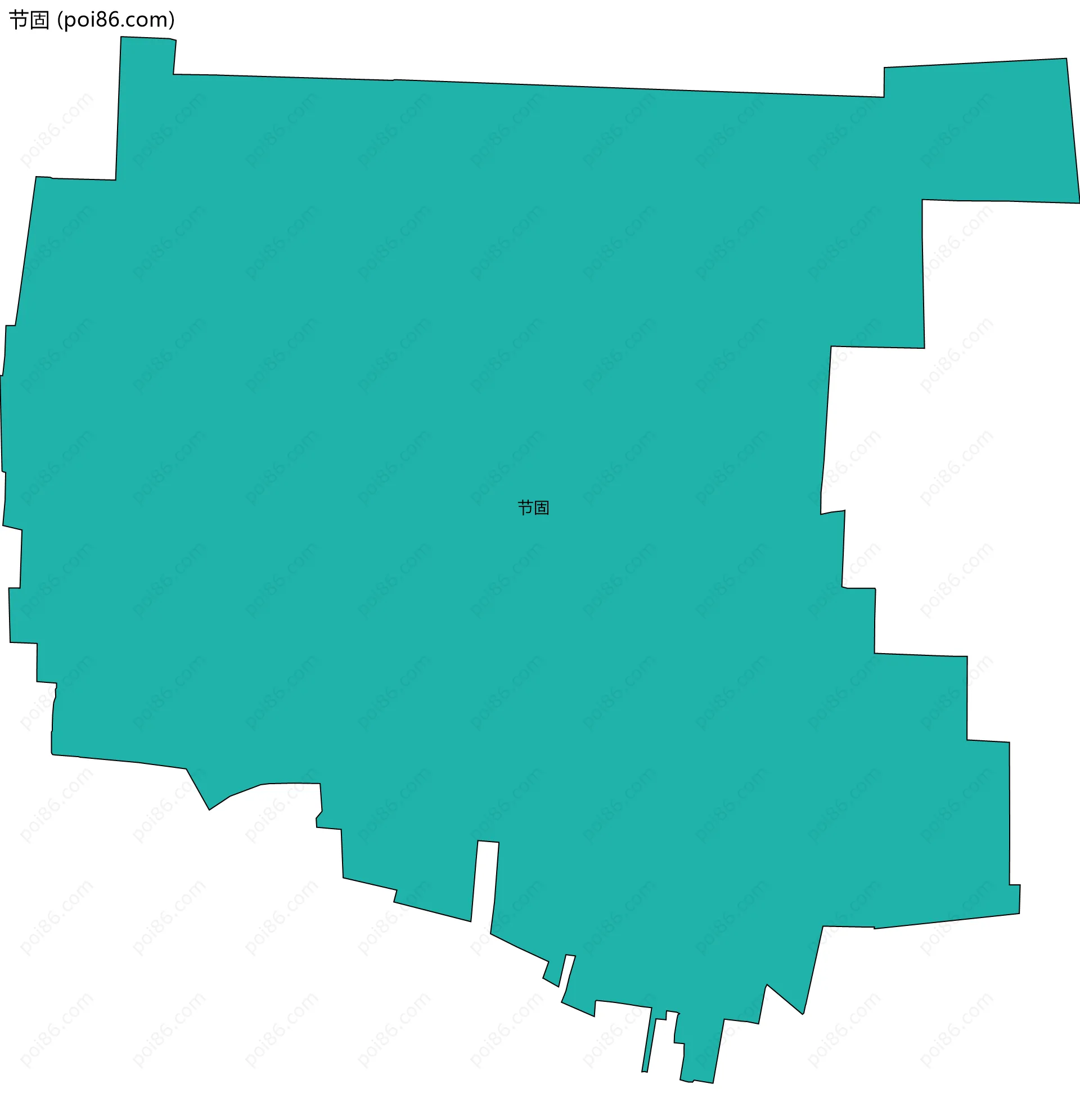 节固边界地图