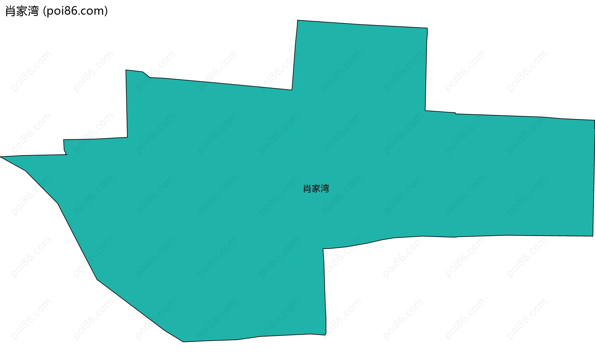 肖家湾边界地图