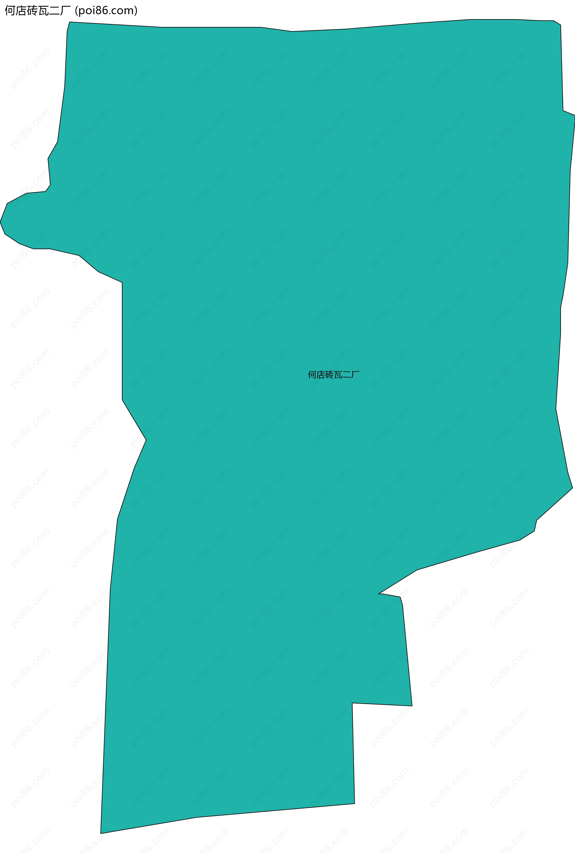 何店砖瓦二厂边界地图