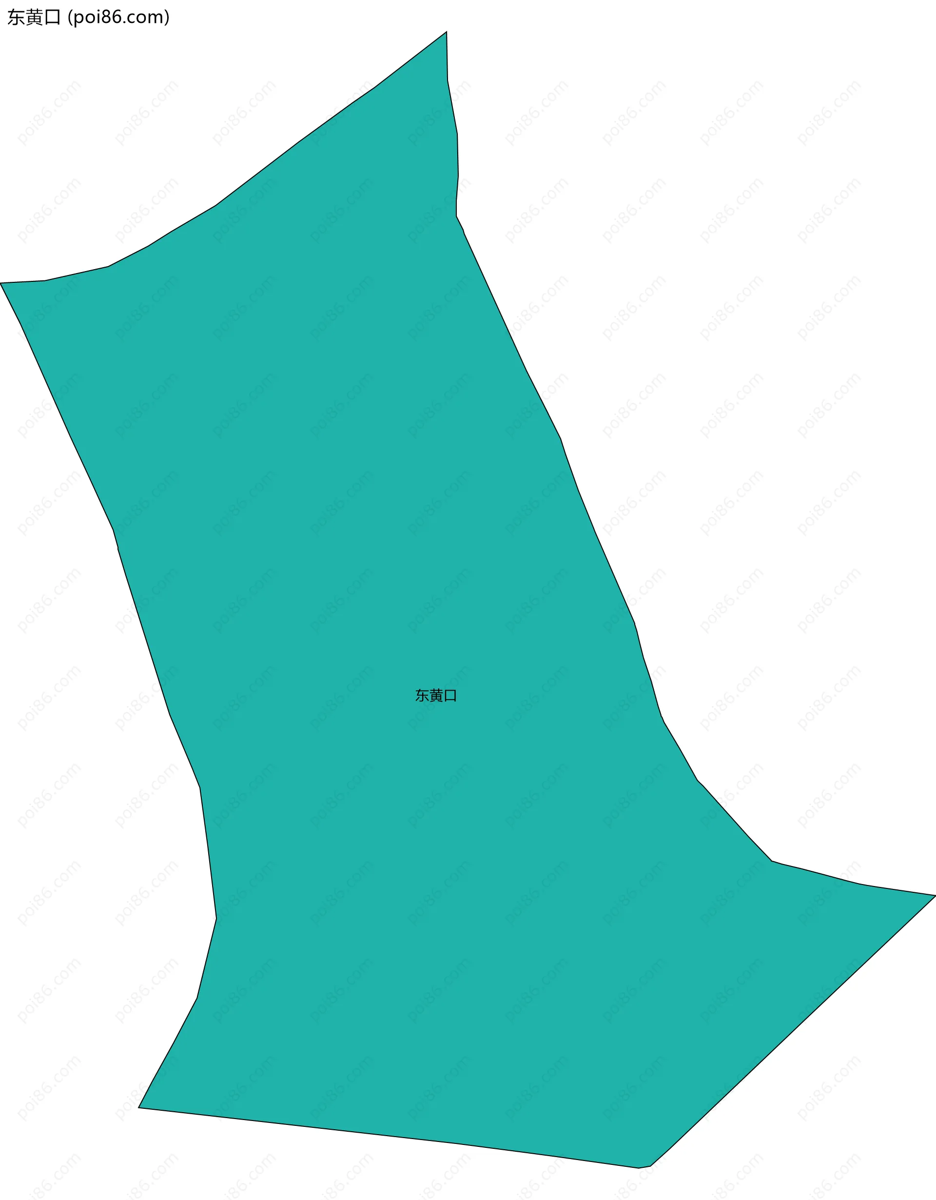 东黄口边界地图