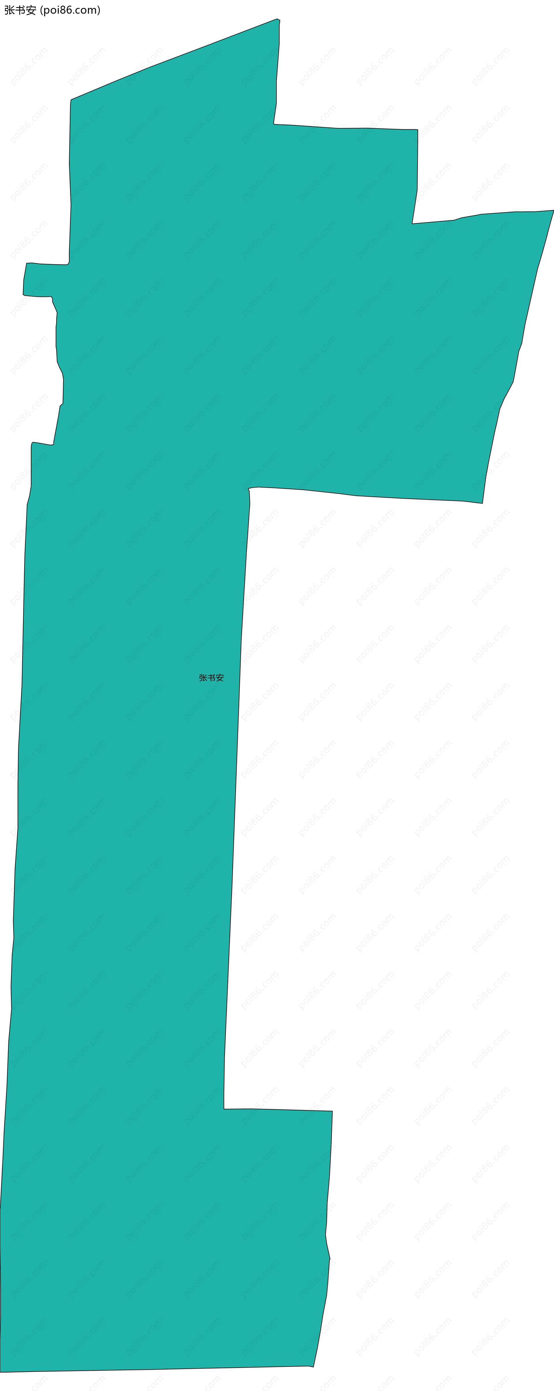 张书安边界地图