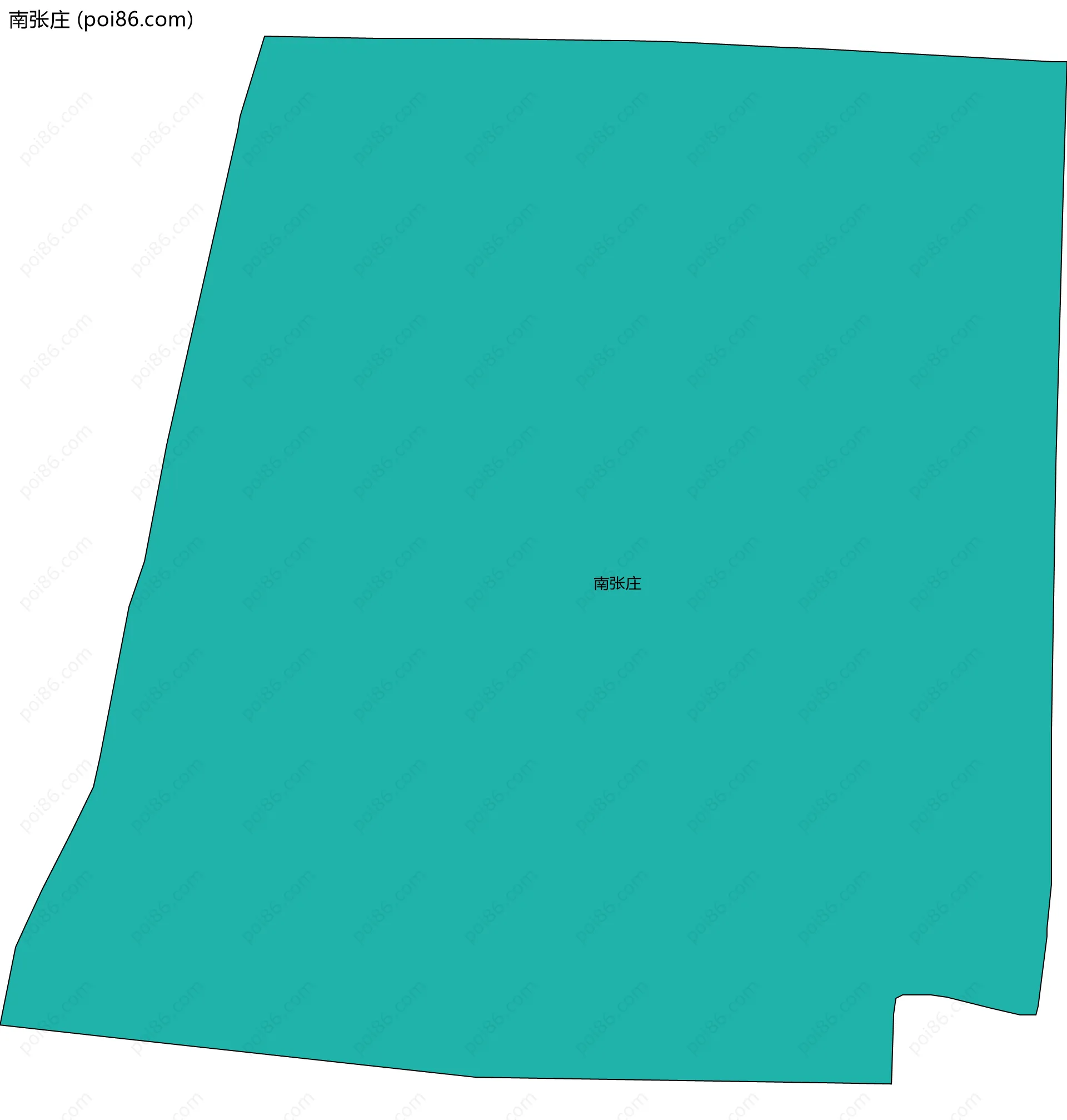 南张庄边界地图