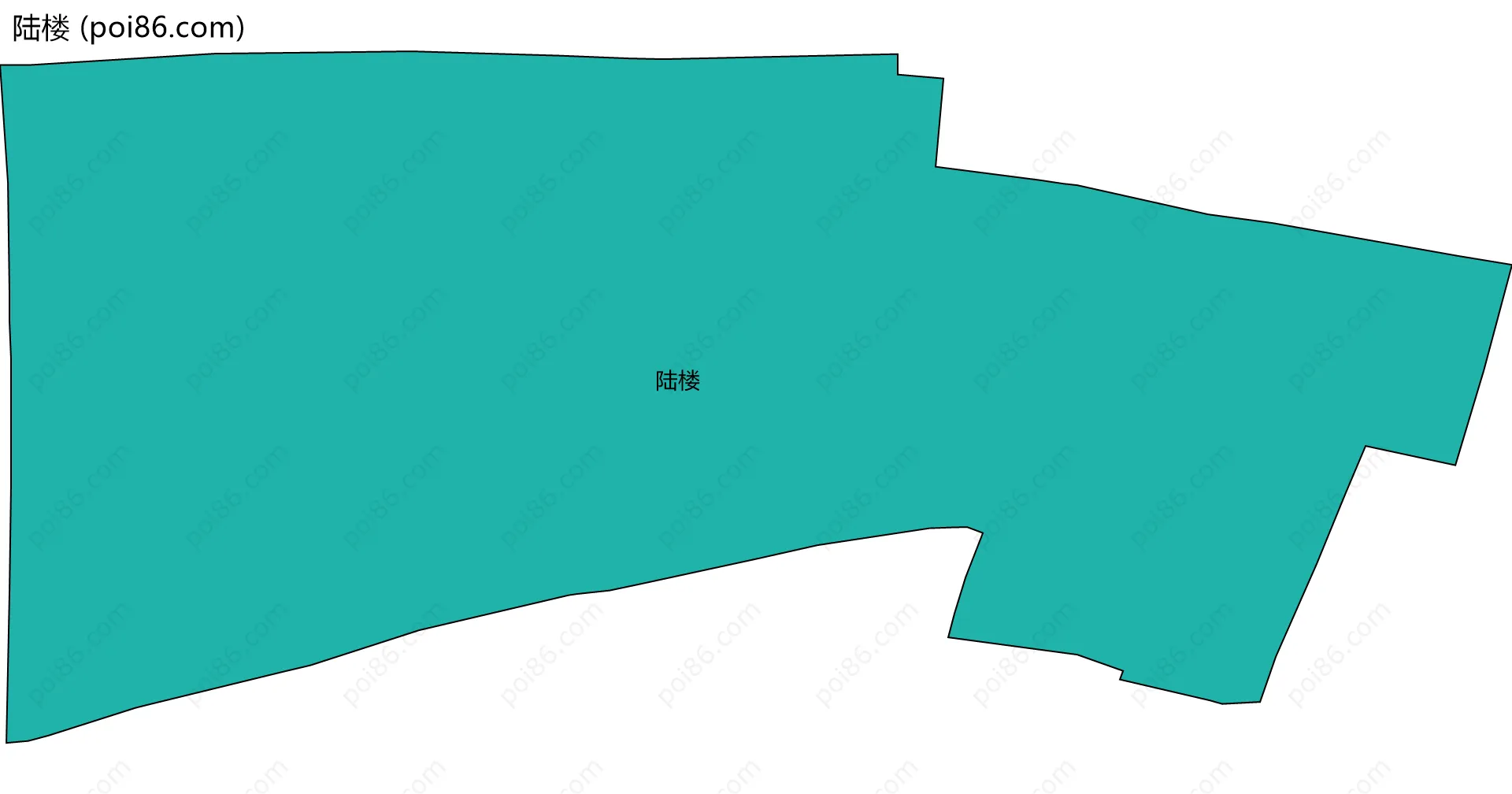 陆楼边界地图