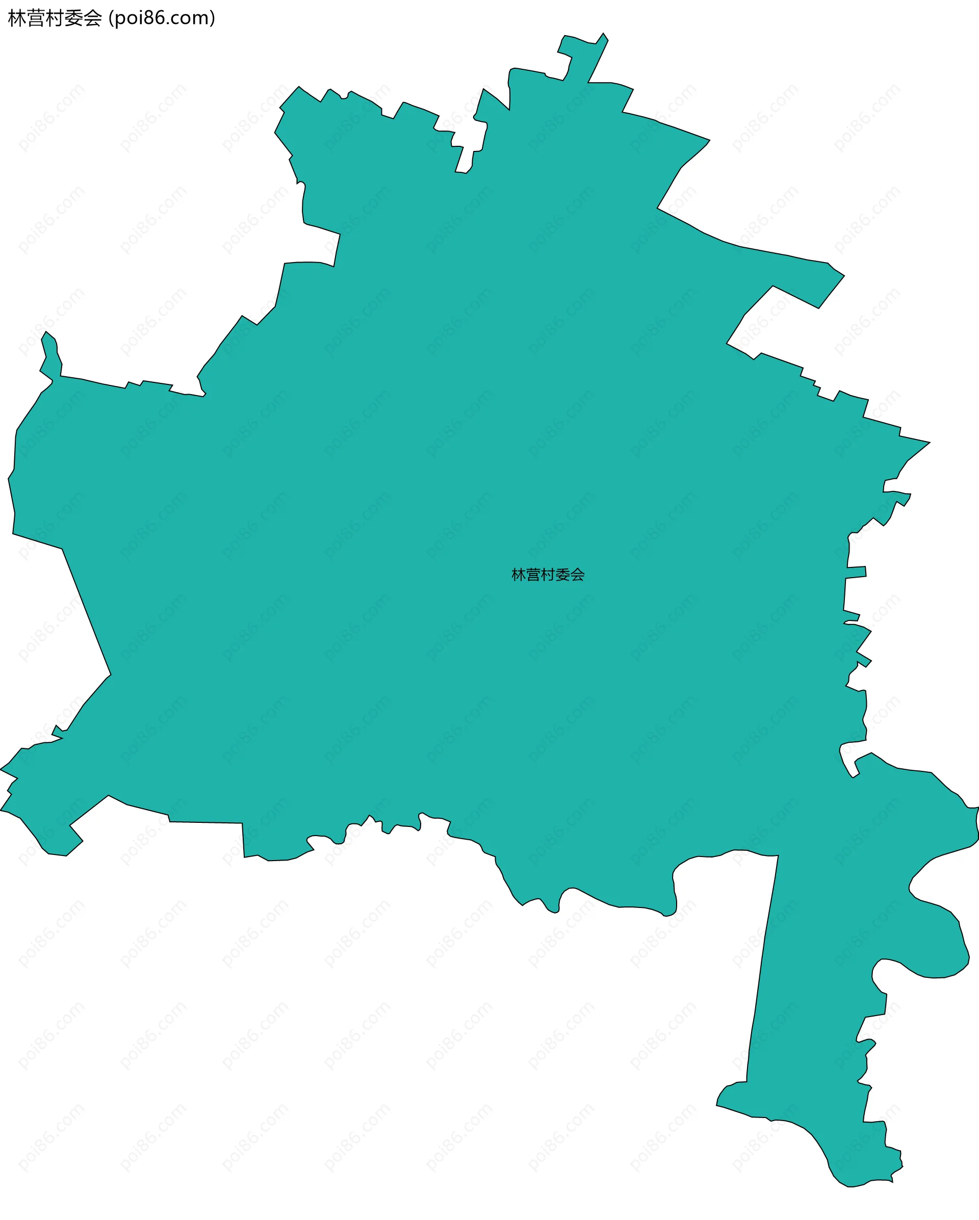 林营村委会边界地图