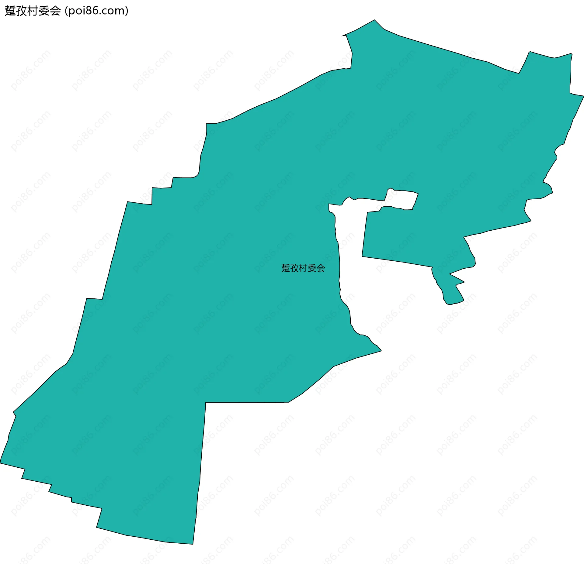 踅孜村委会边界地图