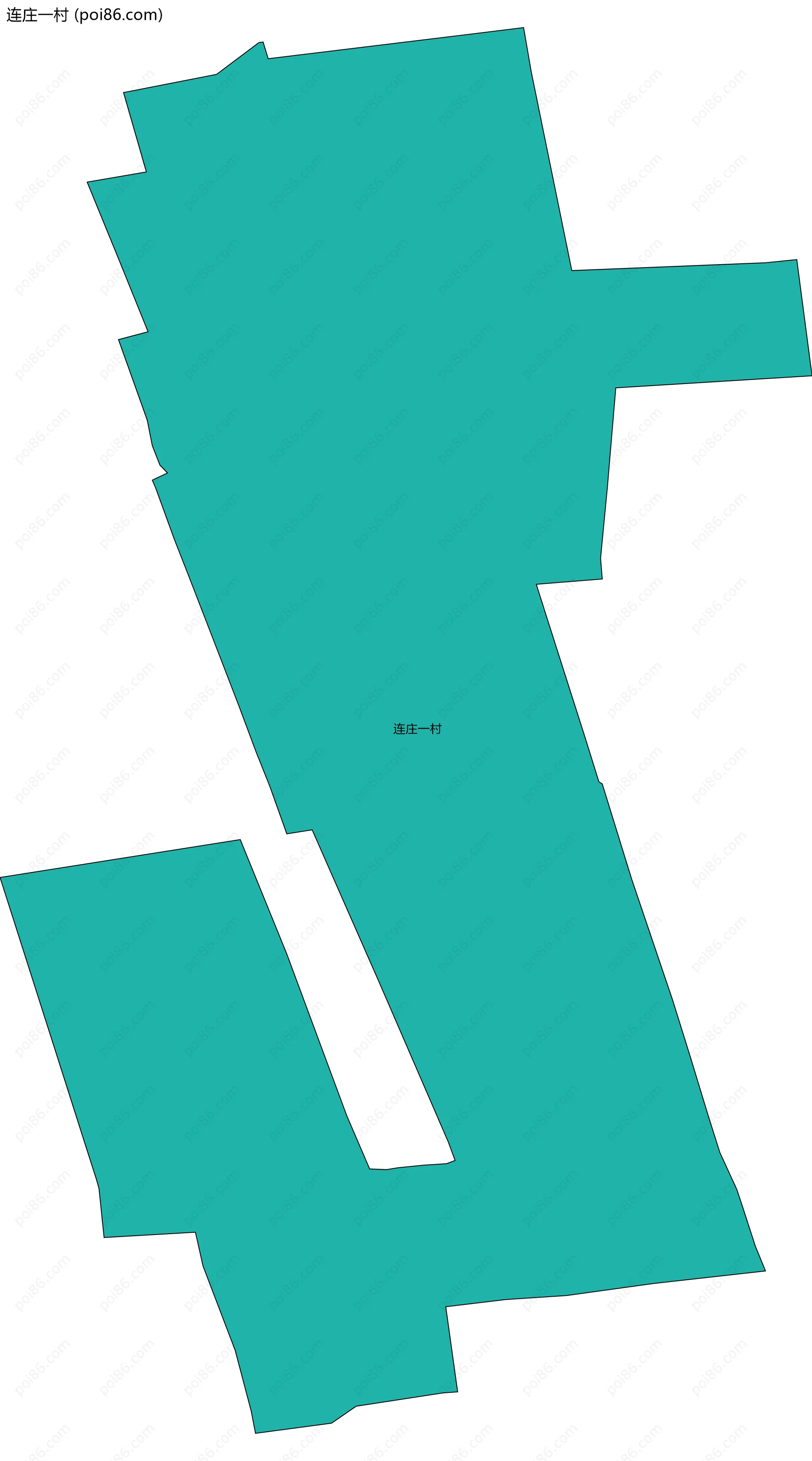 连庄一村边界地图