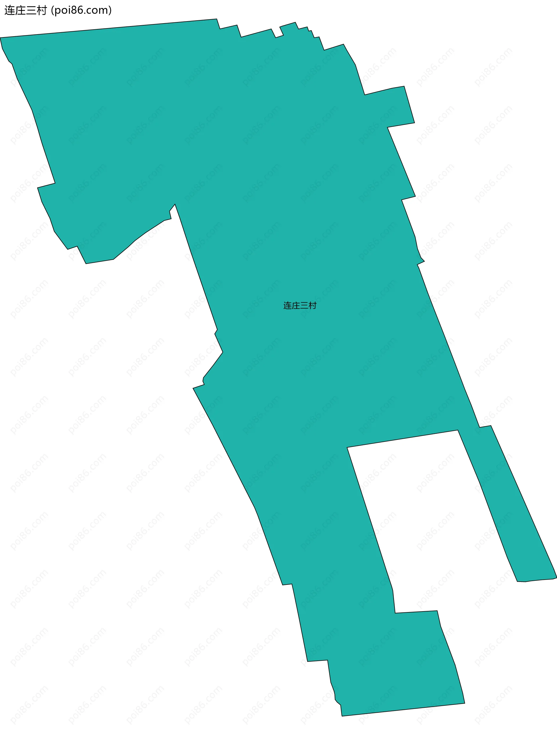 连庄三村边界地图