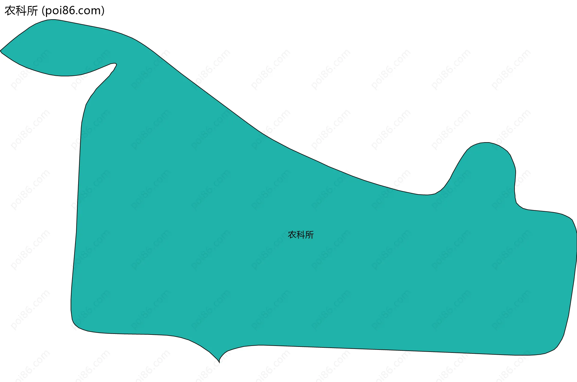 农科所边界地图