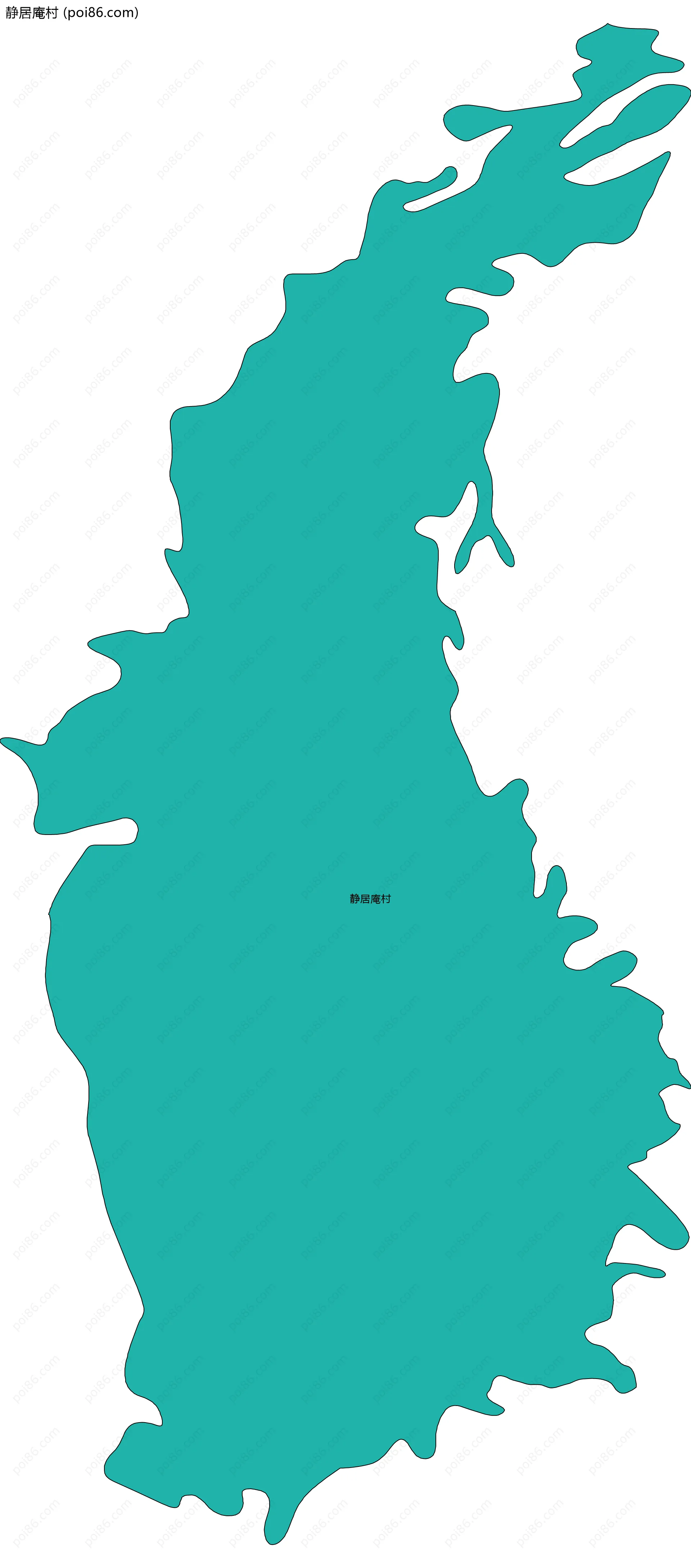 静居庵村边界地图