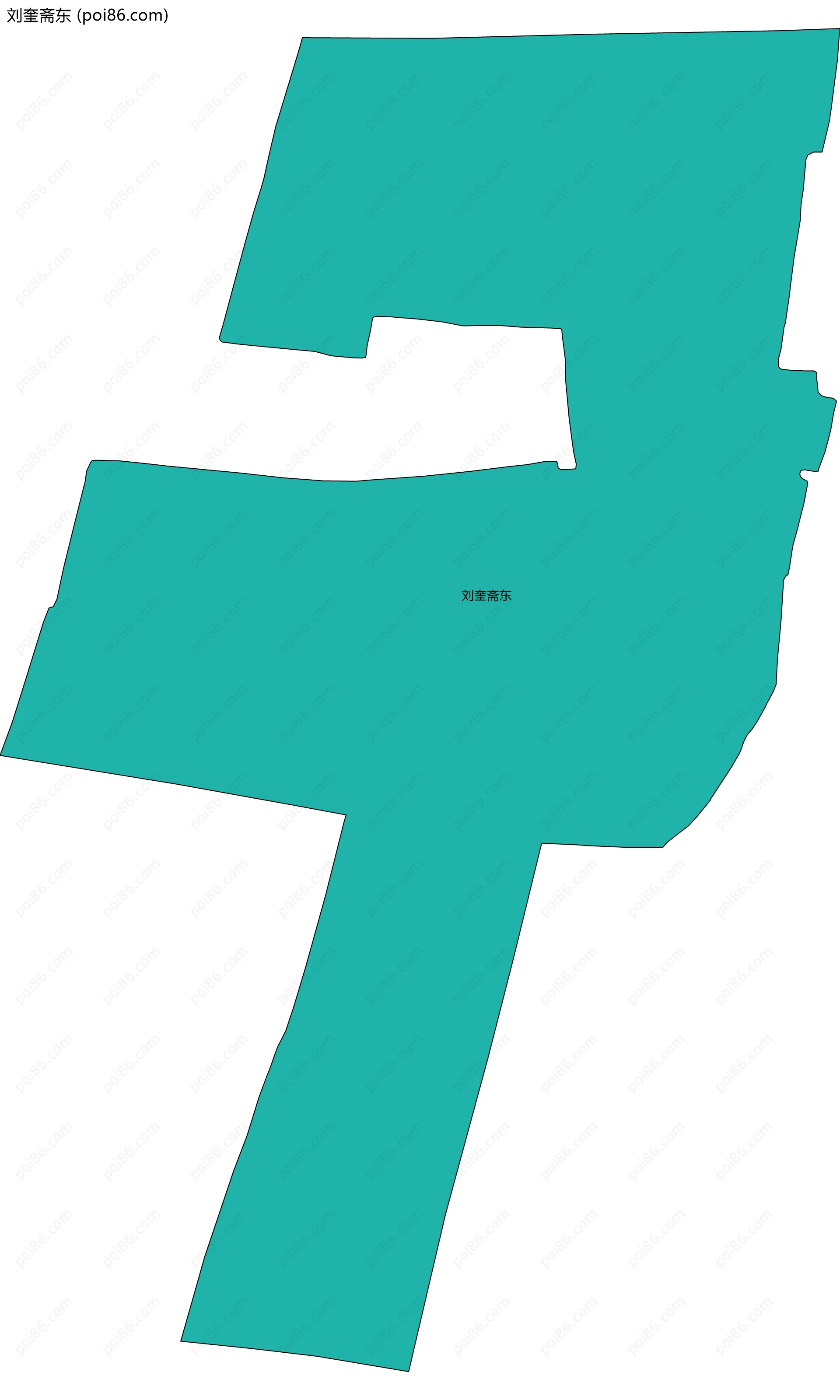 刘奎斋东边界地图