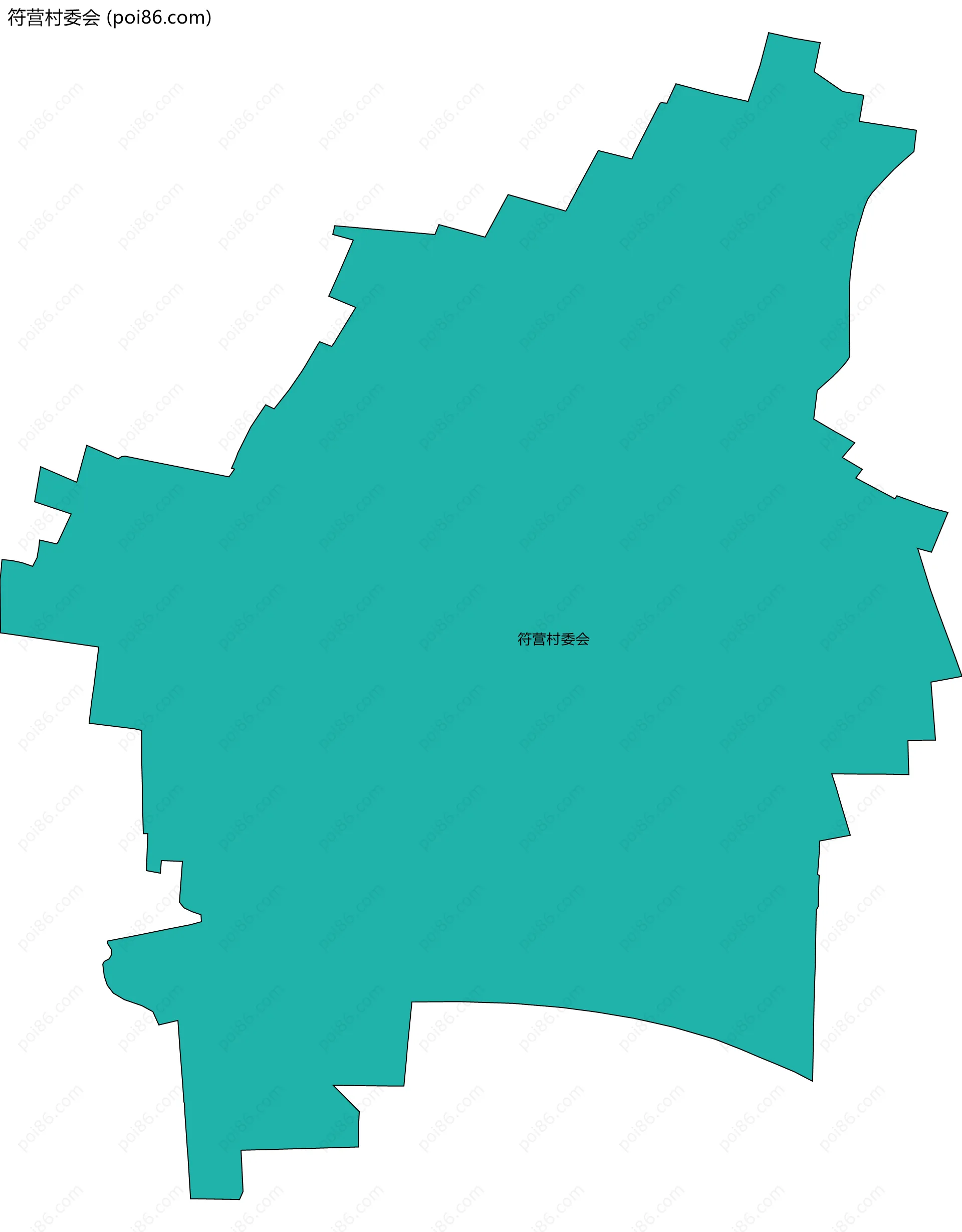 符营村委会边界地图
