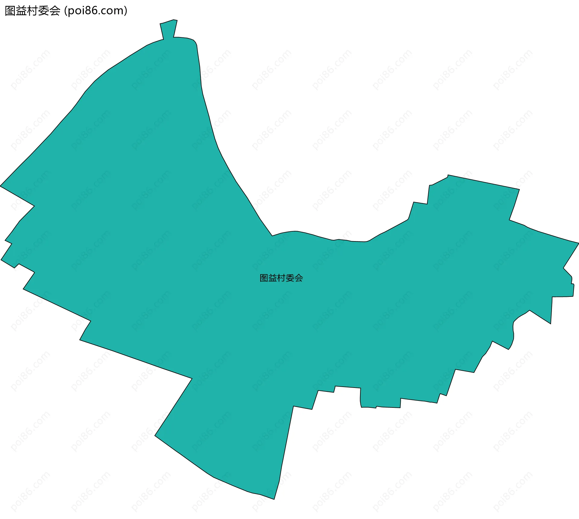 图益村委会边界地图