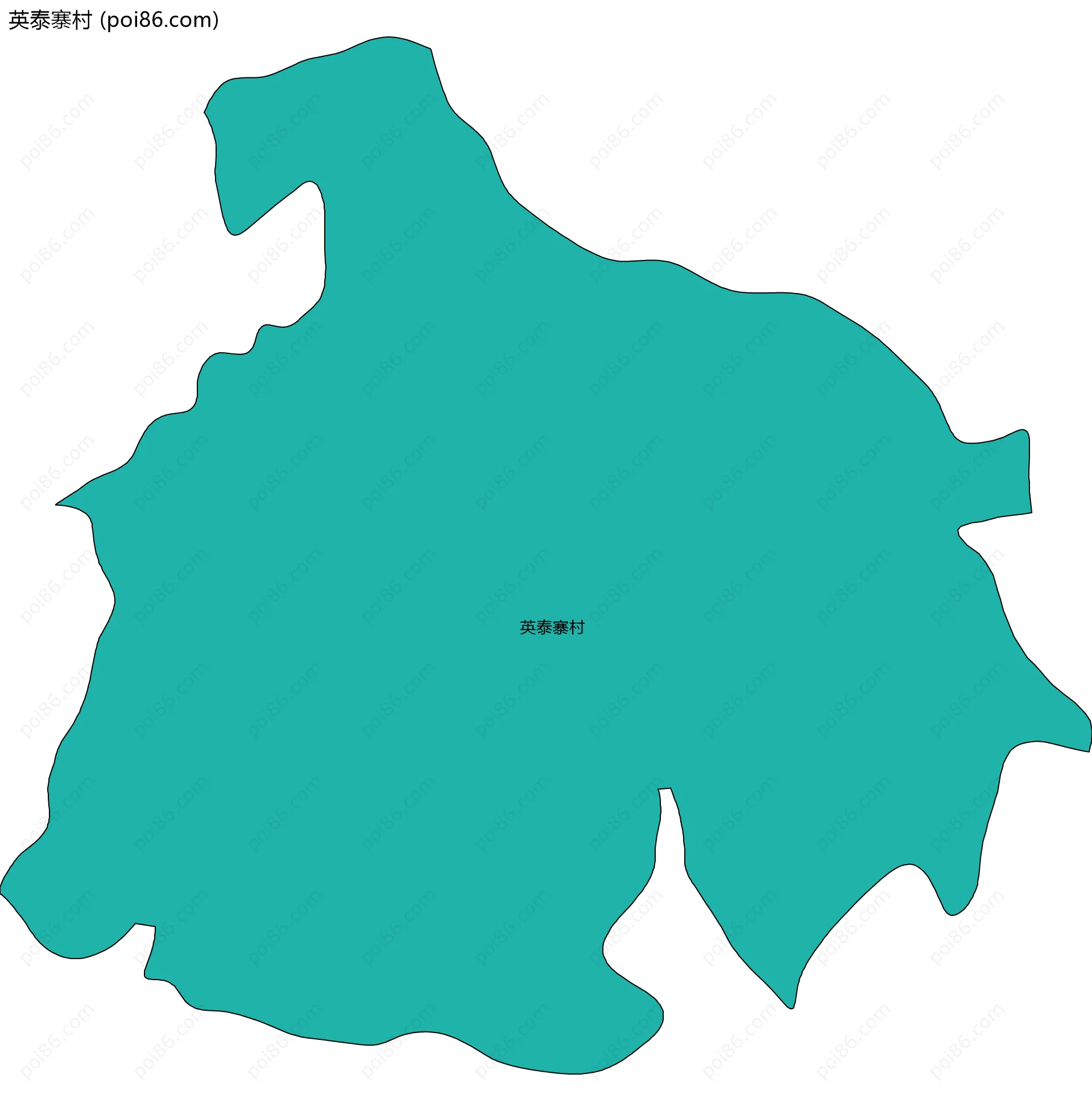 英泰寨村边界地图