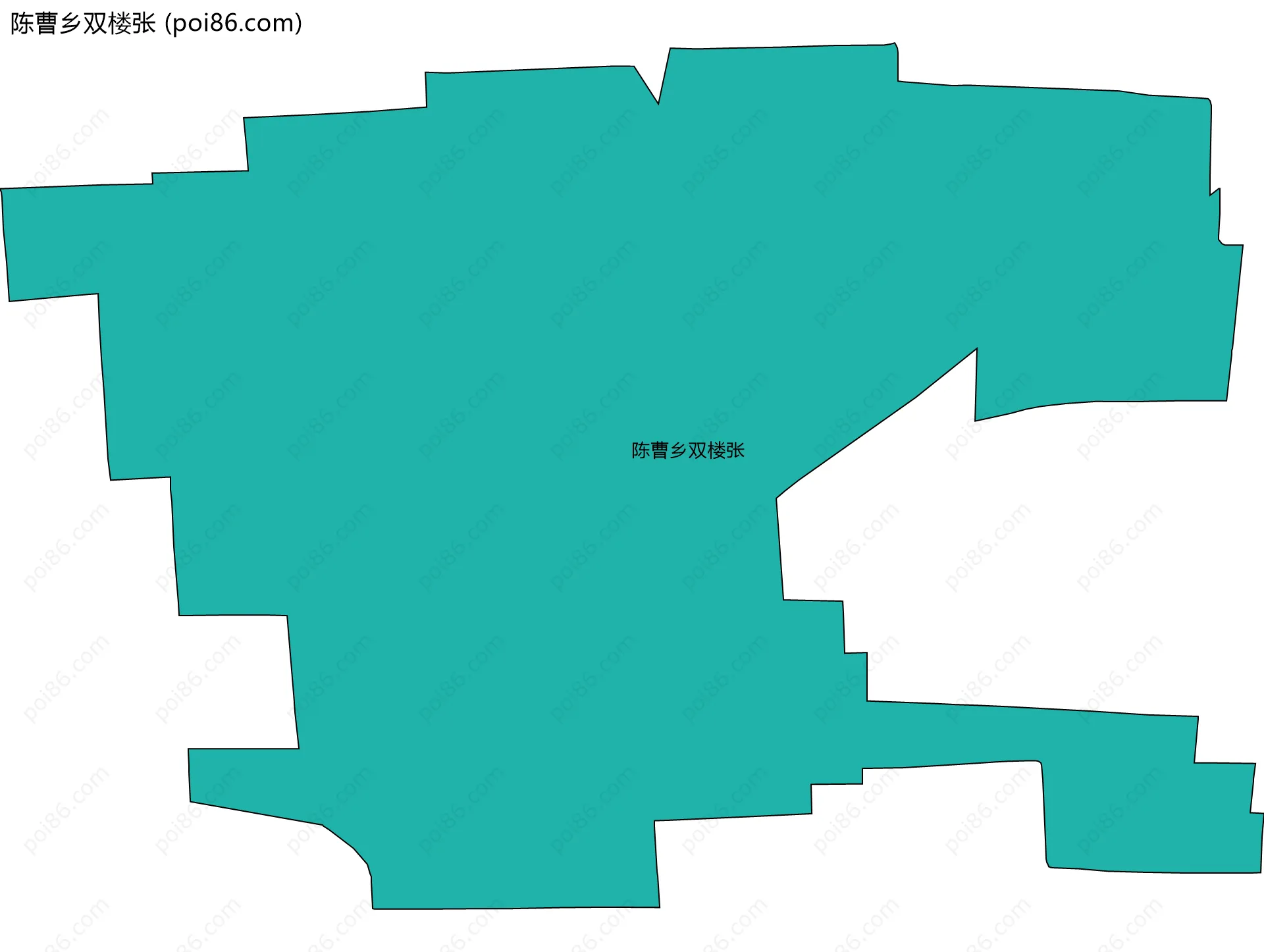 陈曹乡双楼张边界地图