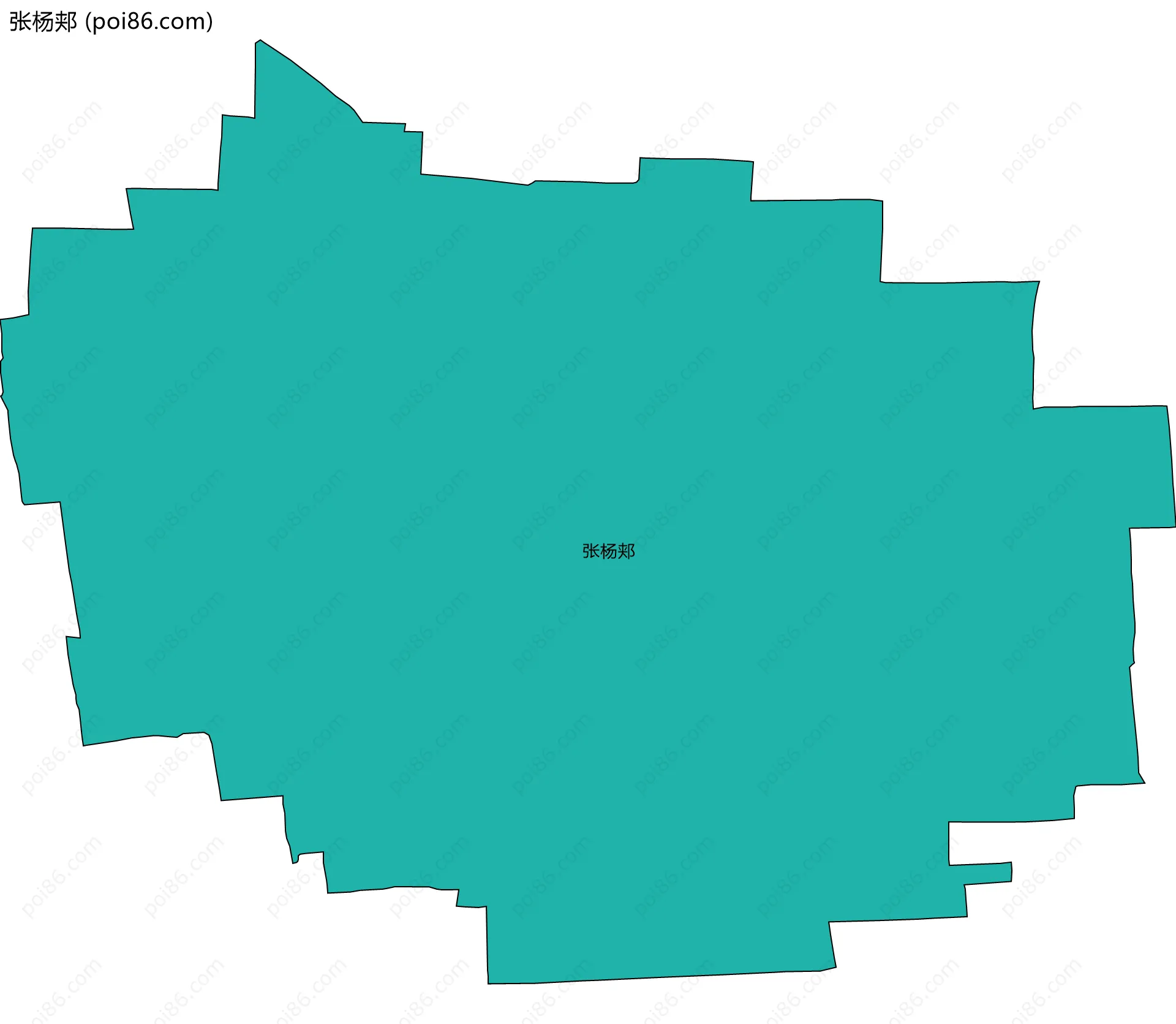 张杨郏边界地图