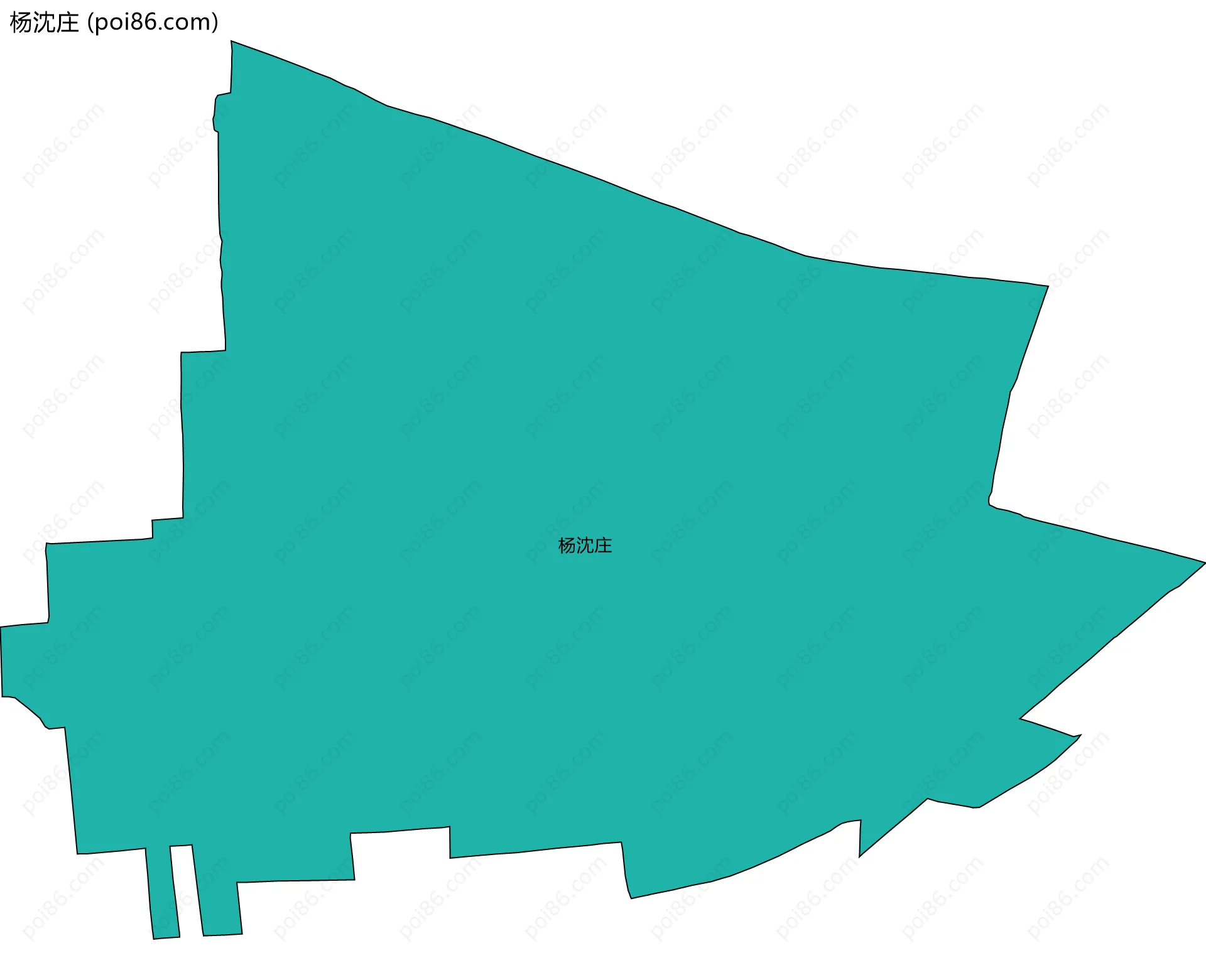 杨沈庄边界地图