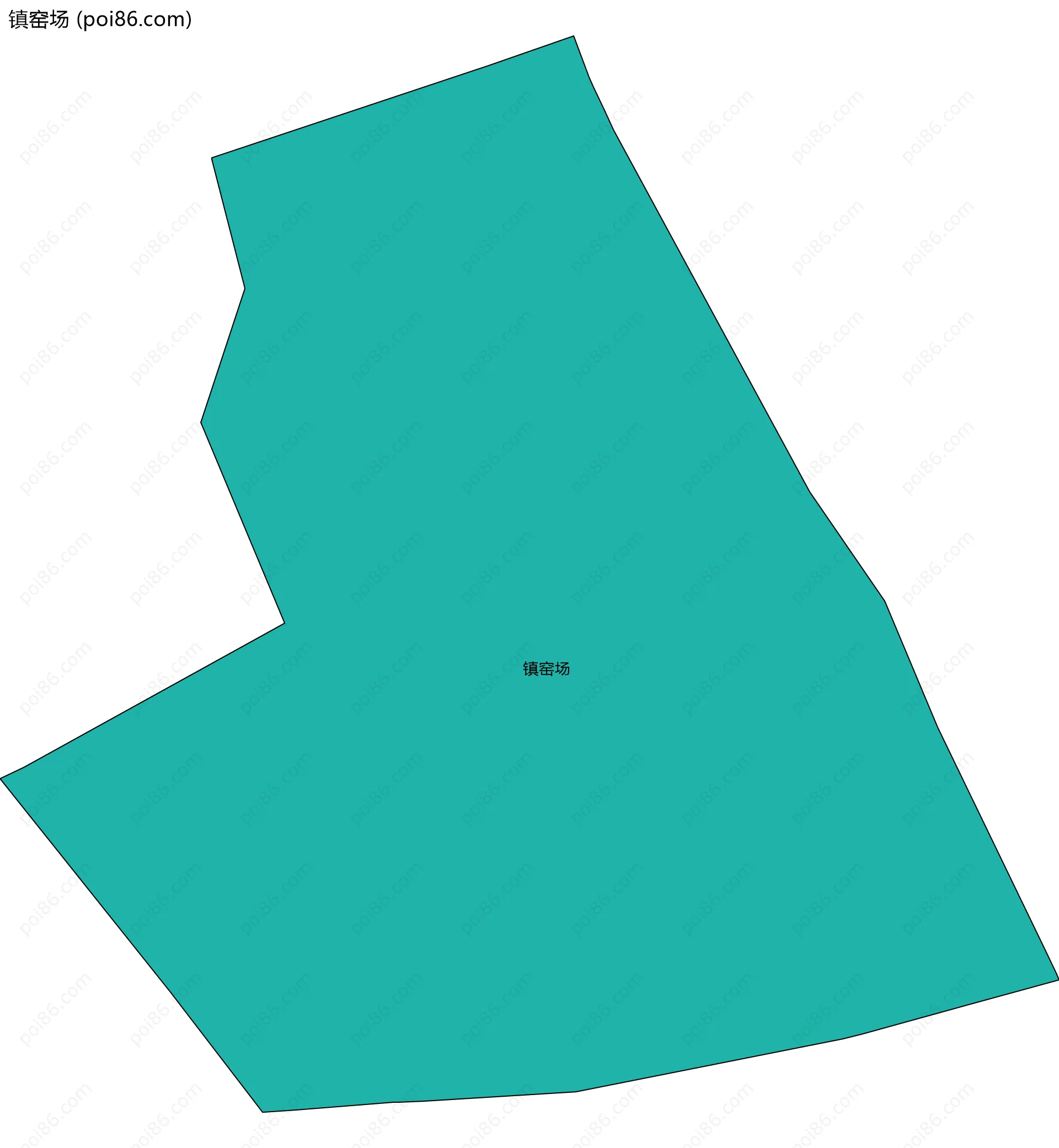 镇窑场边界地图