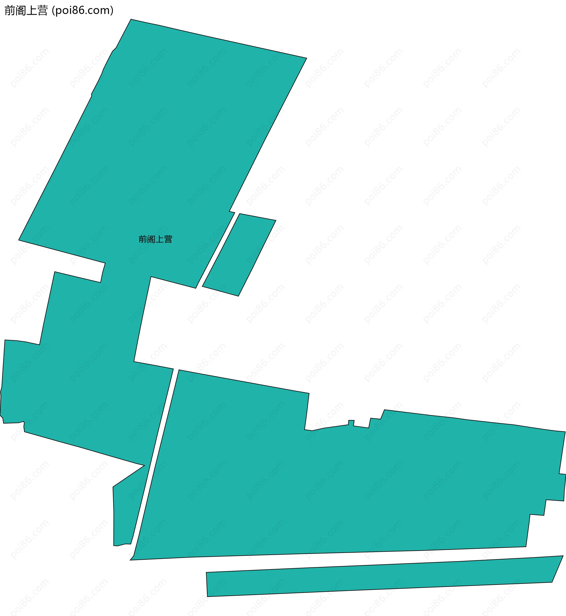 前阁上营边界地图