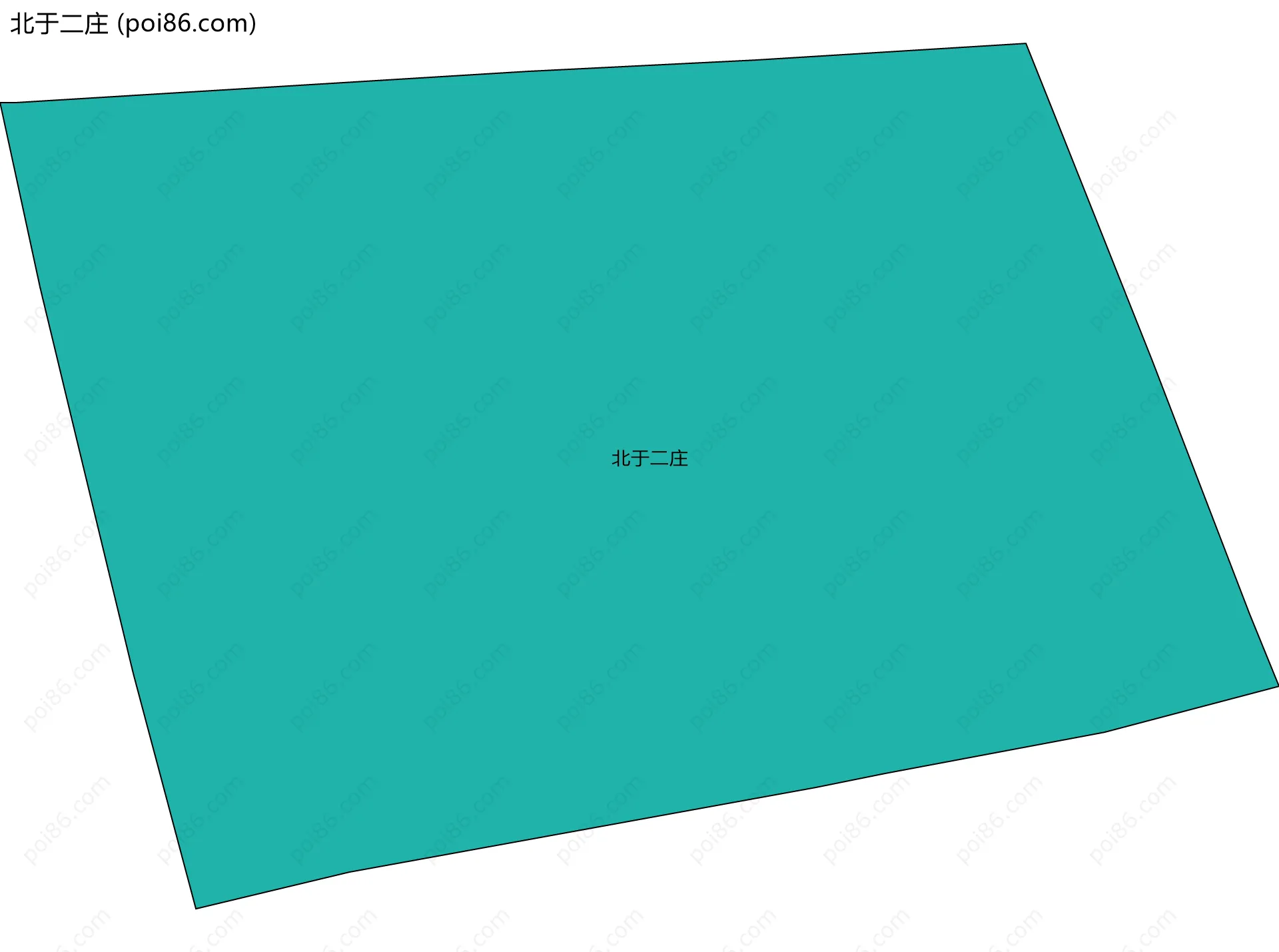 北于二庄边界地图