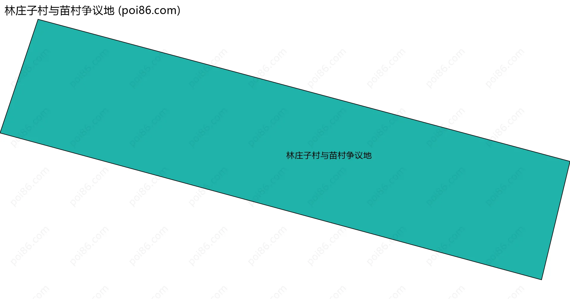 林庄子村与苗村争议地边界地图