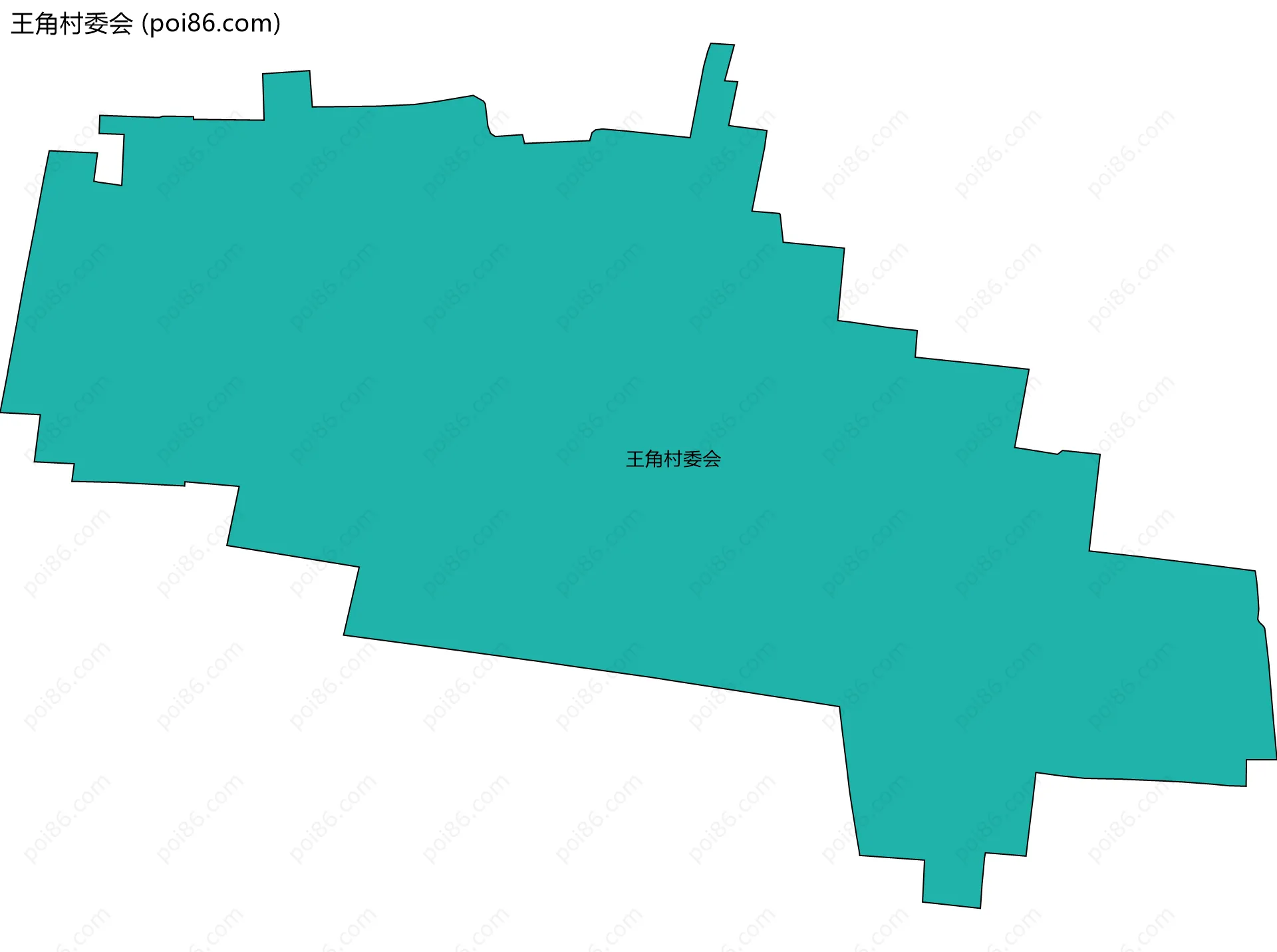王角村委会边界地图