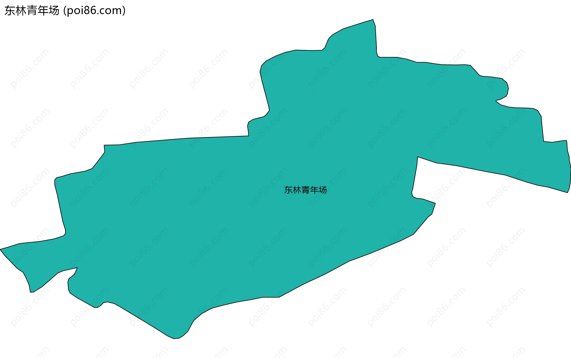 东林青年场边界地图