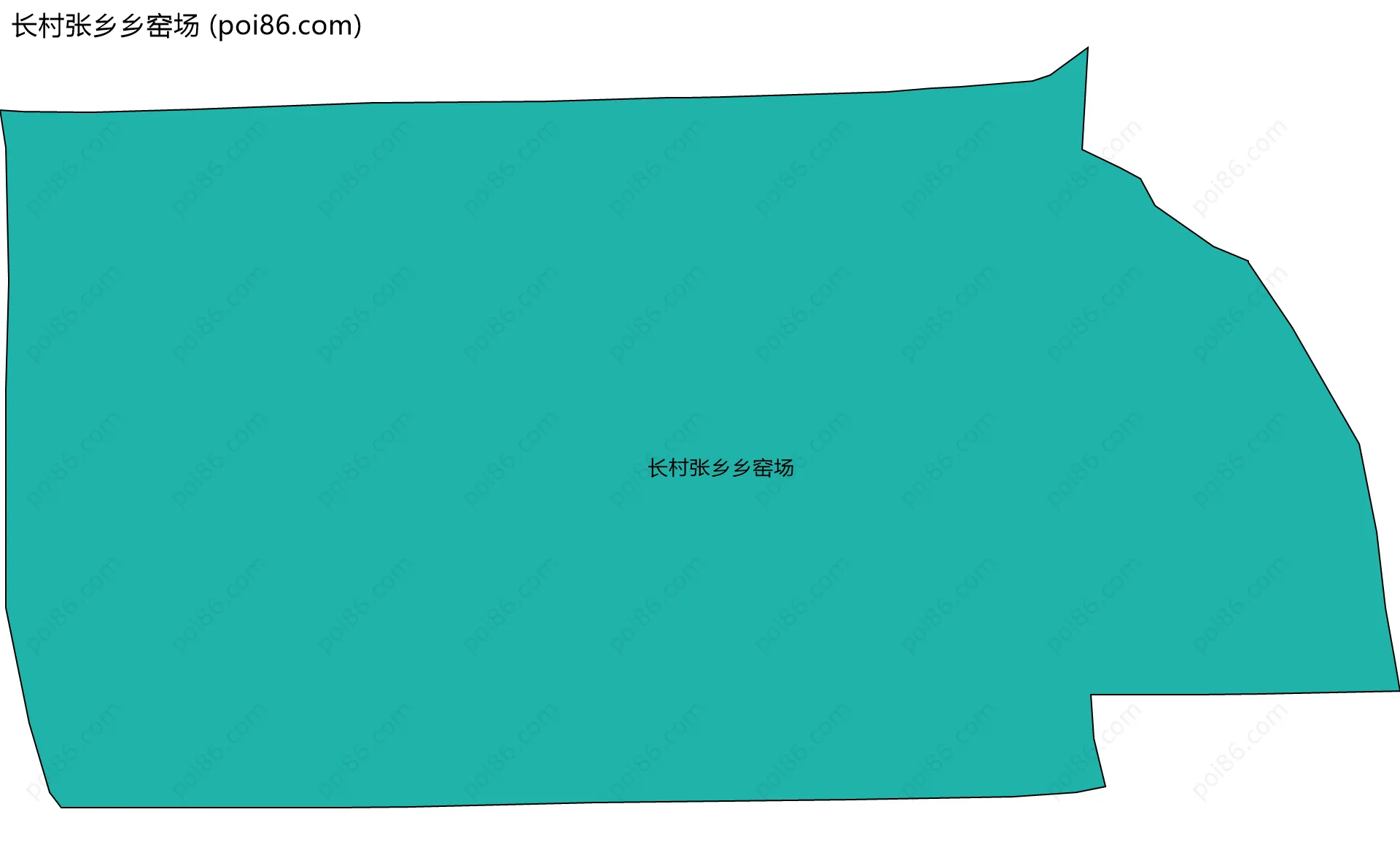 长村张乡乡窑场边界地图