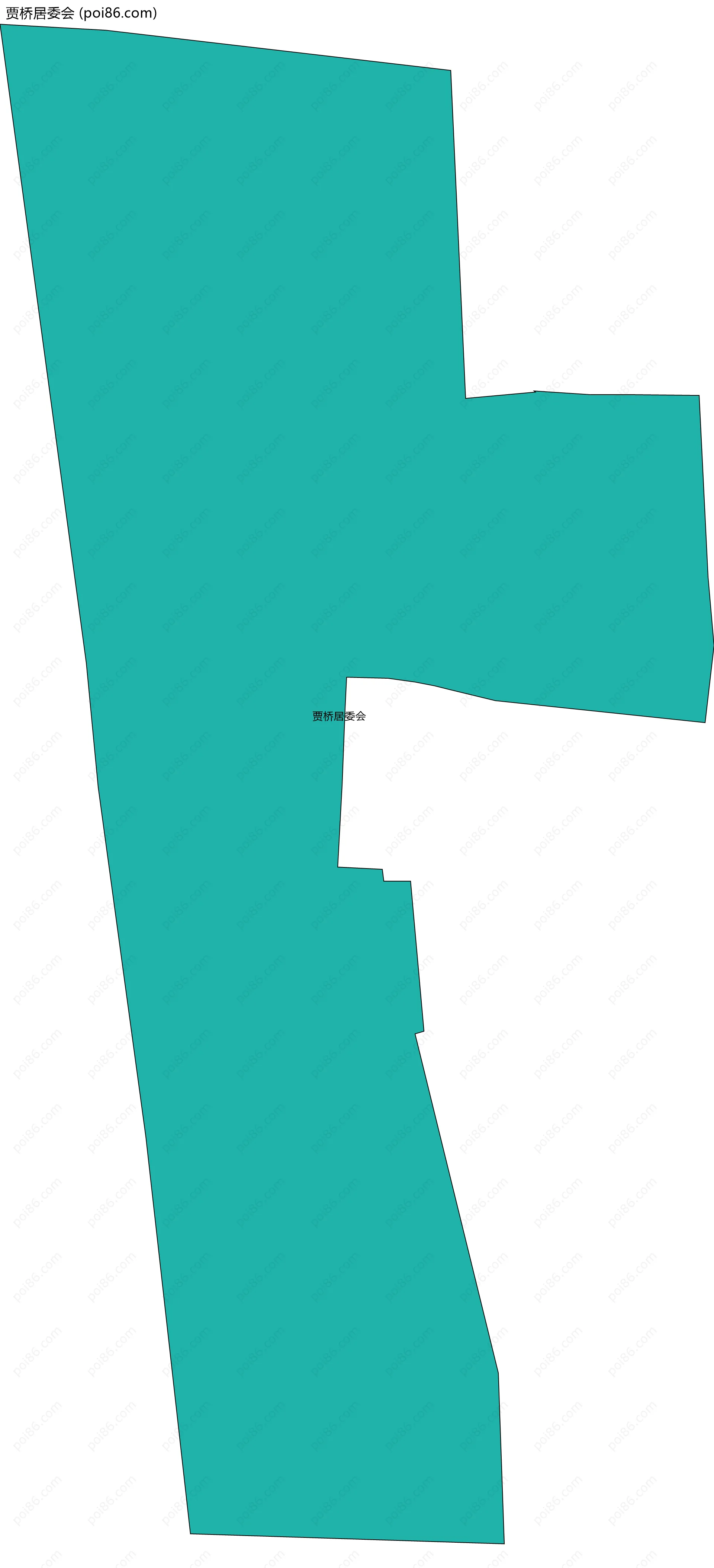 贾桥居委会边界地图