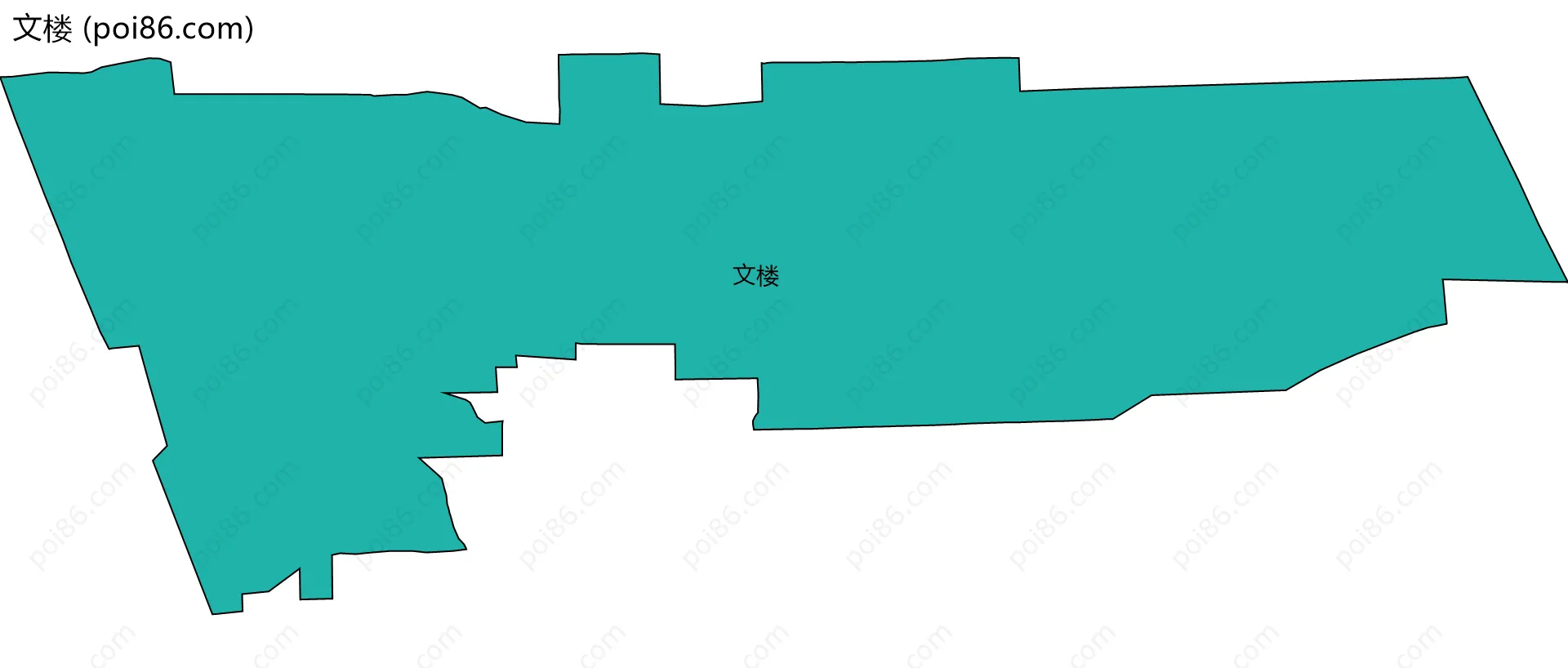 文楼边界地图