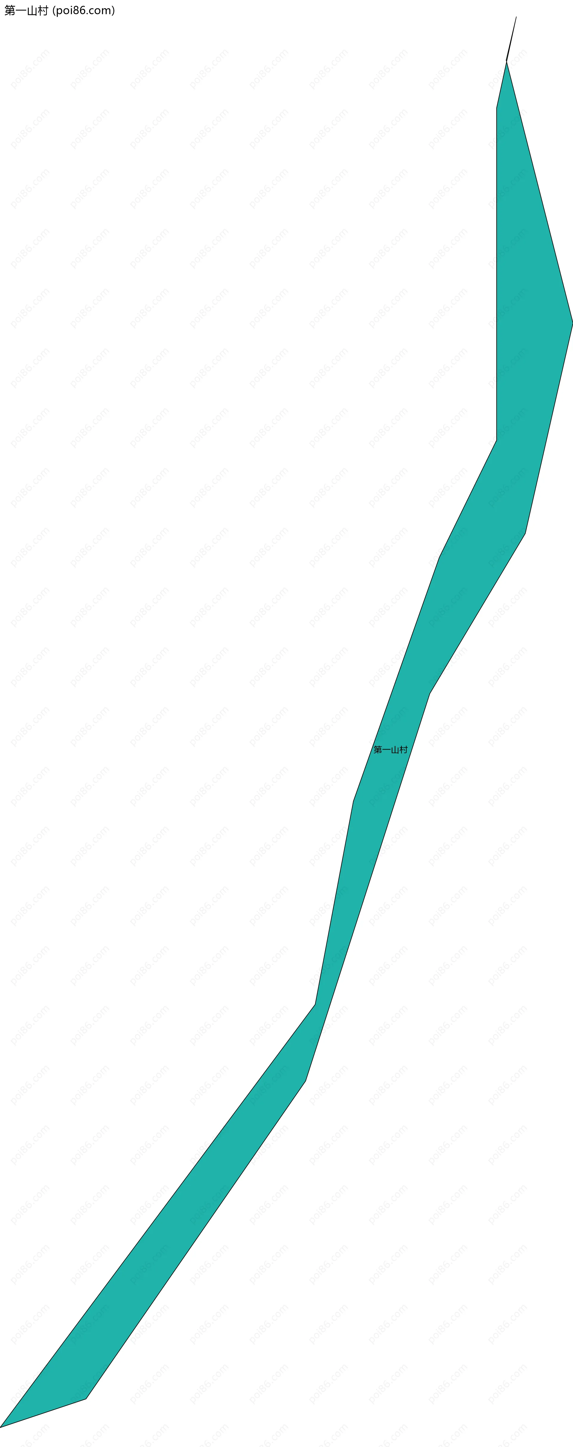 第一山村边界地图