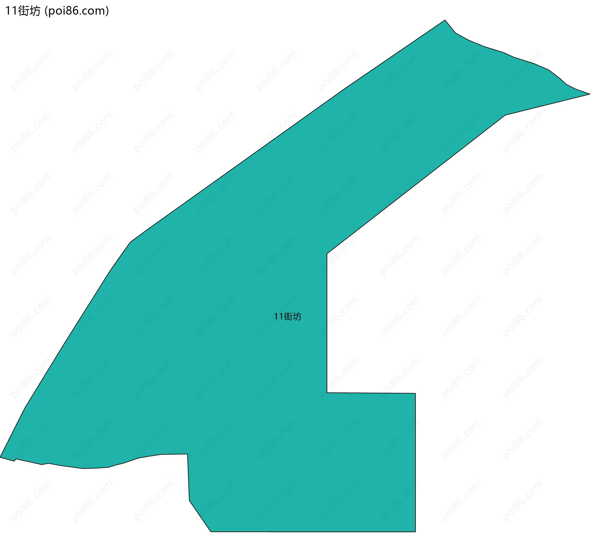 11街坊边界地图