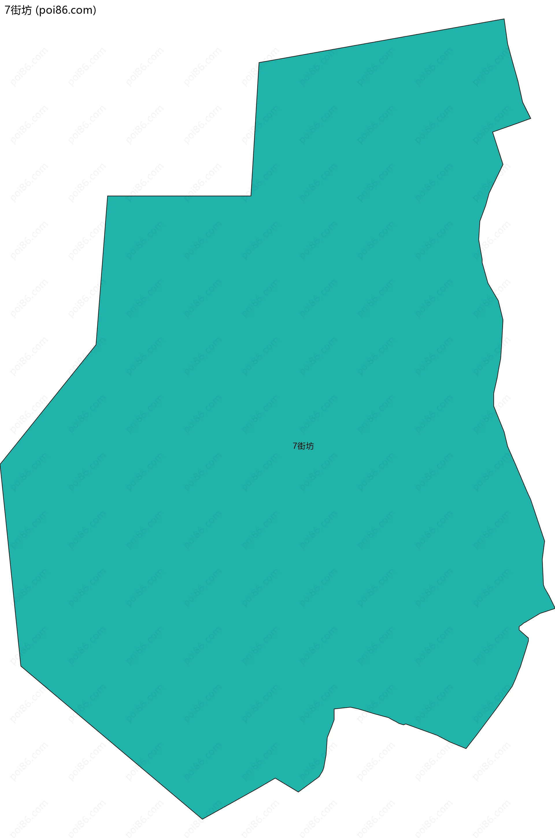 7街坊边界地图
