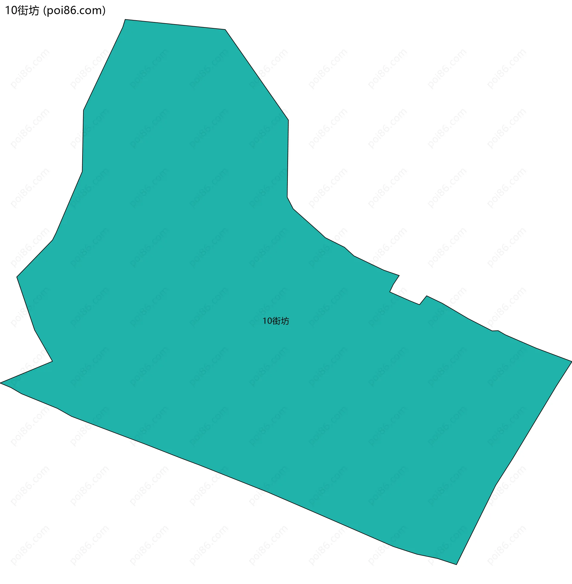 10街坊边界地图