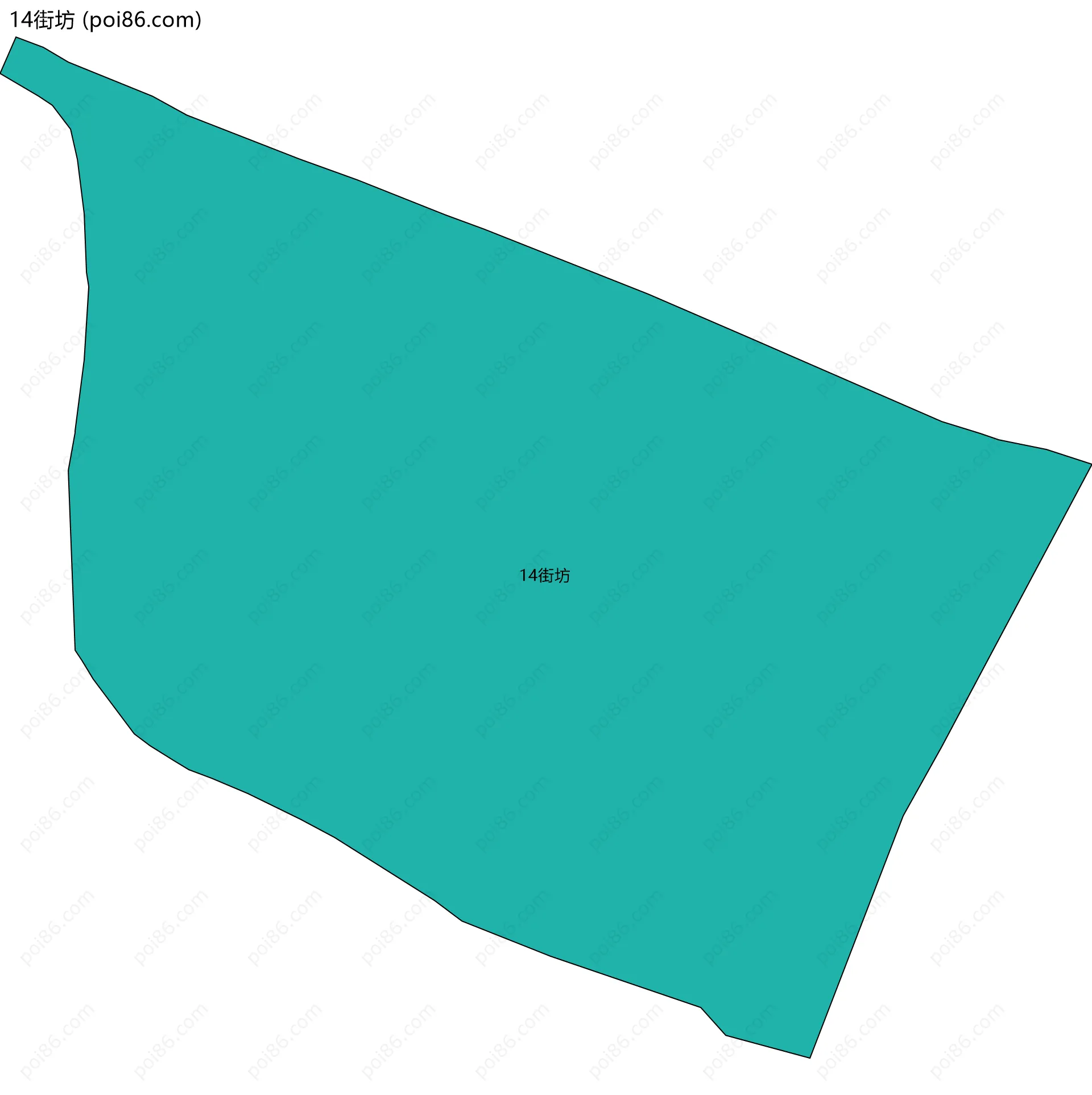 14街坊边界地图