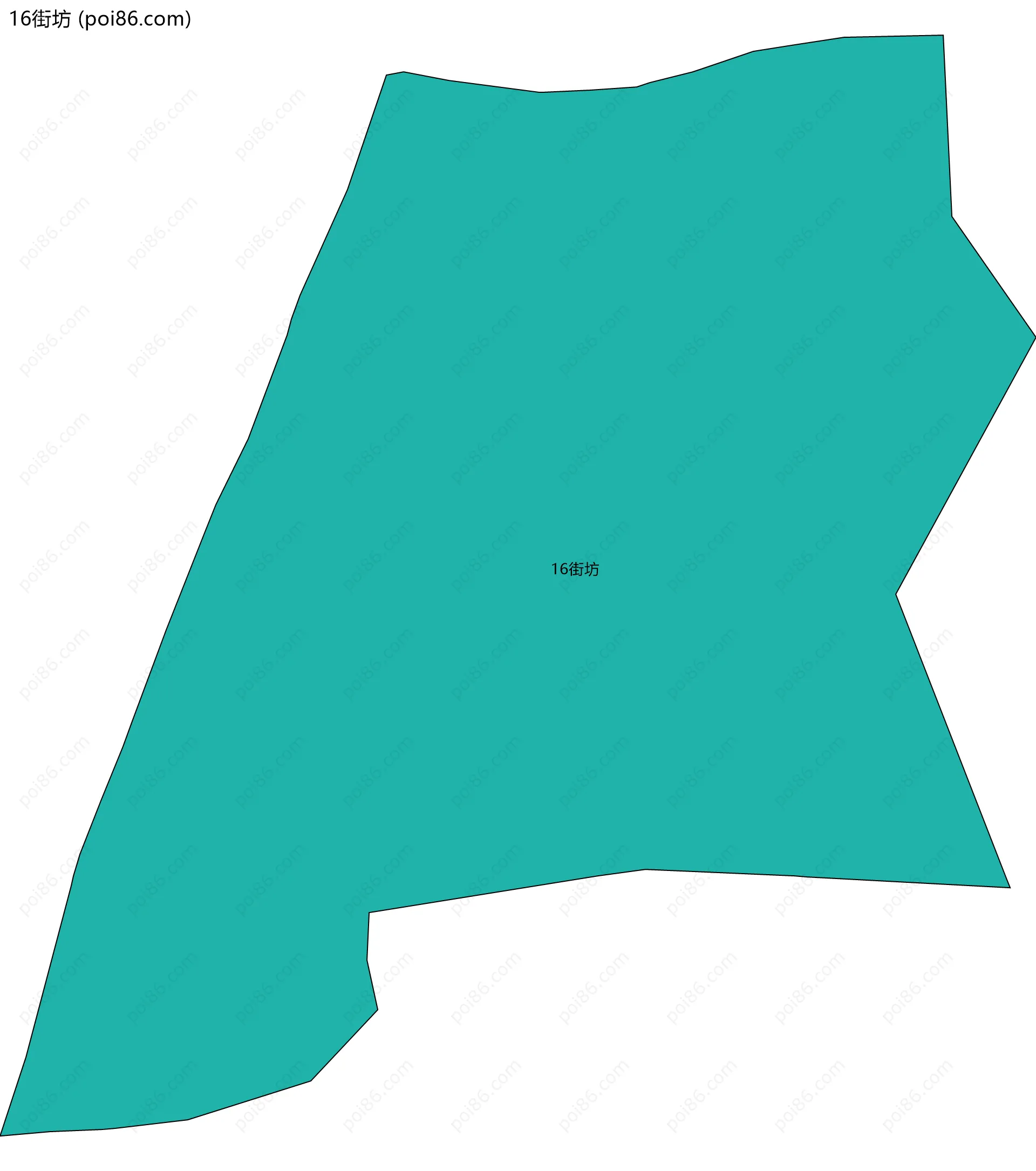 16街坊边界地图