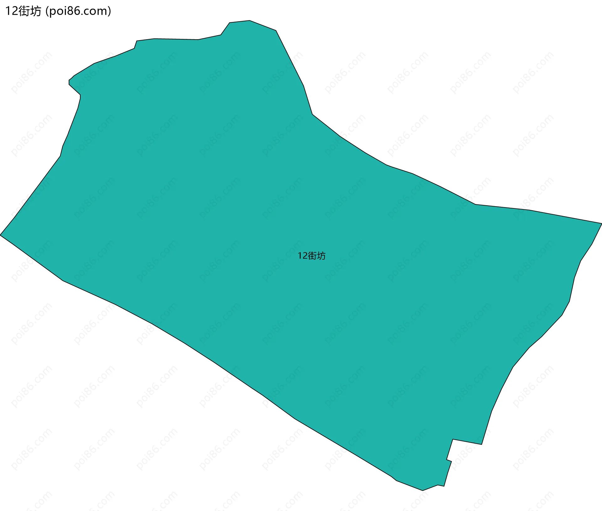 12街坊边界地图
