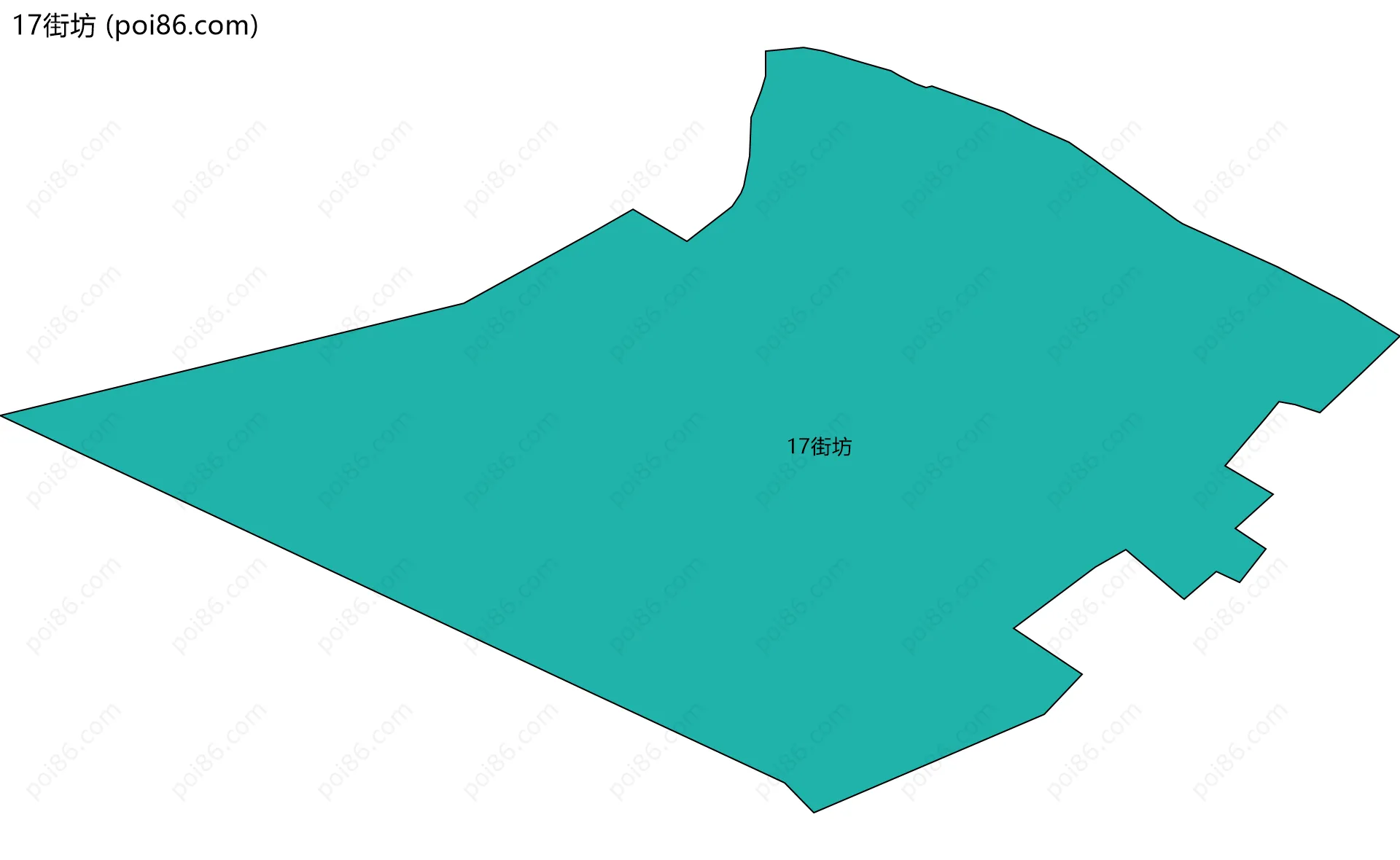 17街坊边界地图