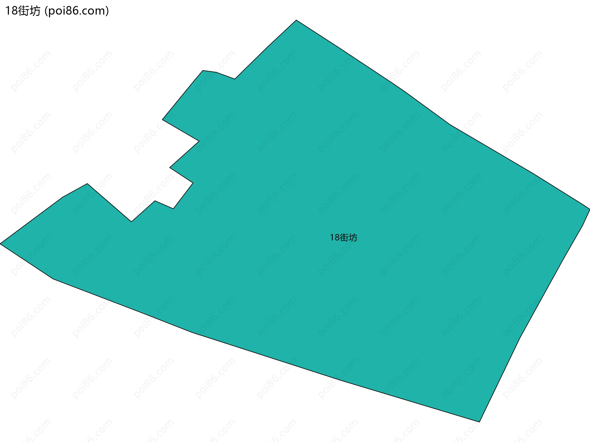 18街坊边界地图