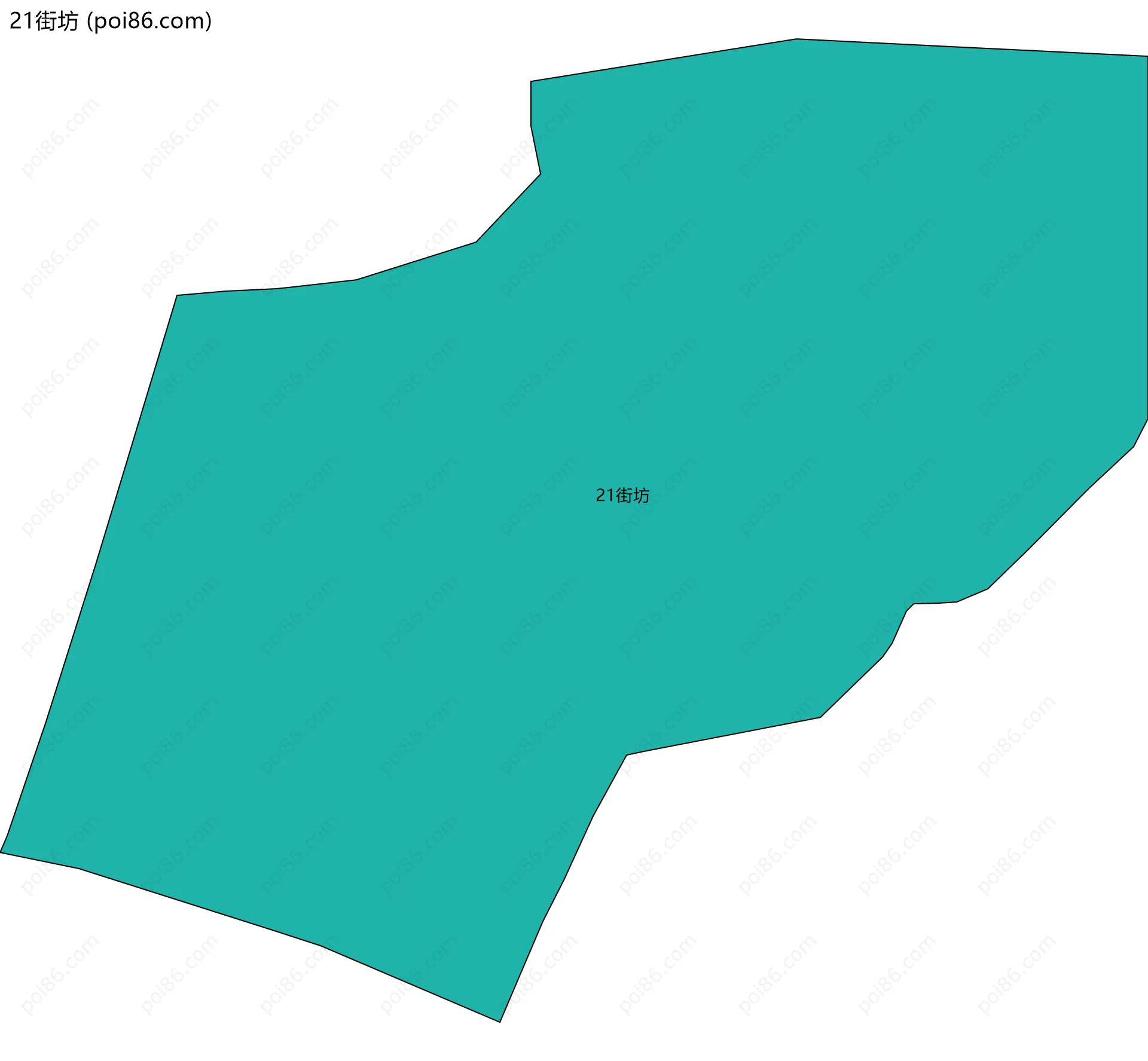 21街坊边界地图