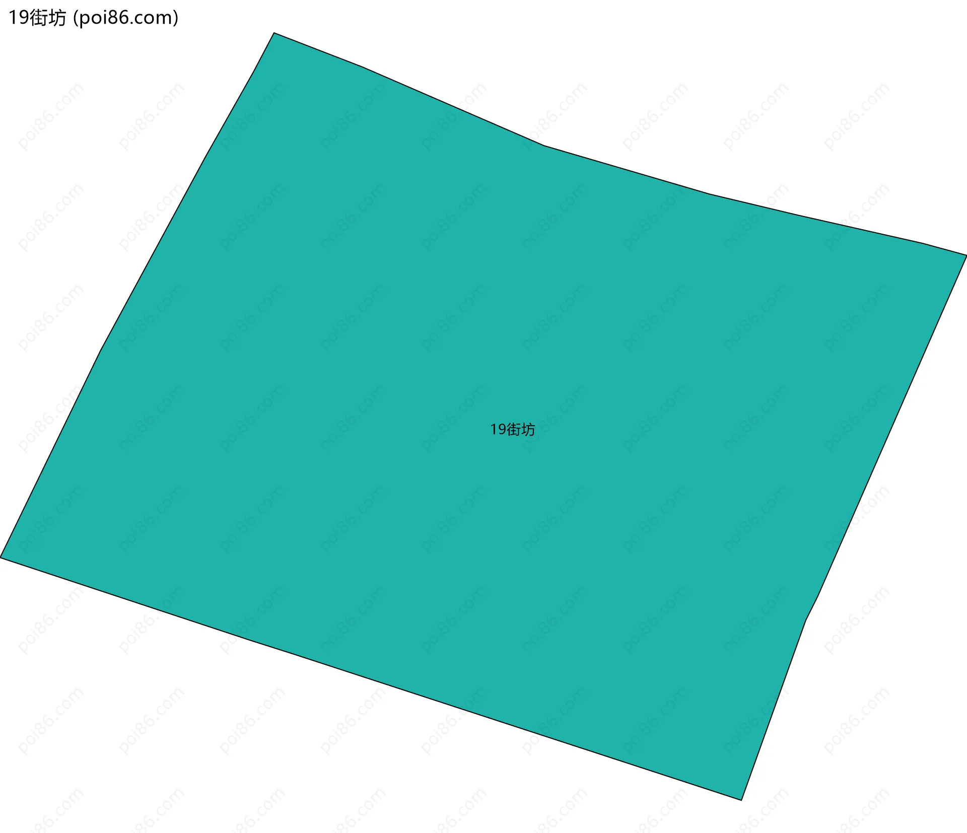 19街坊边界地图