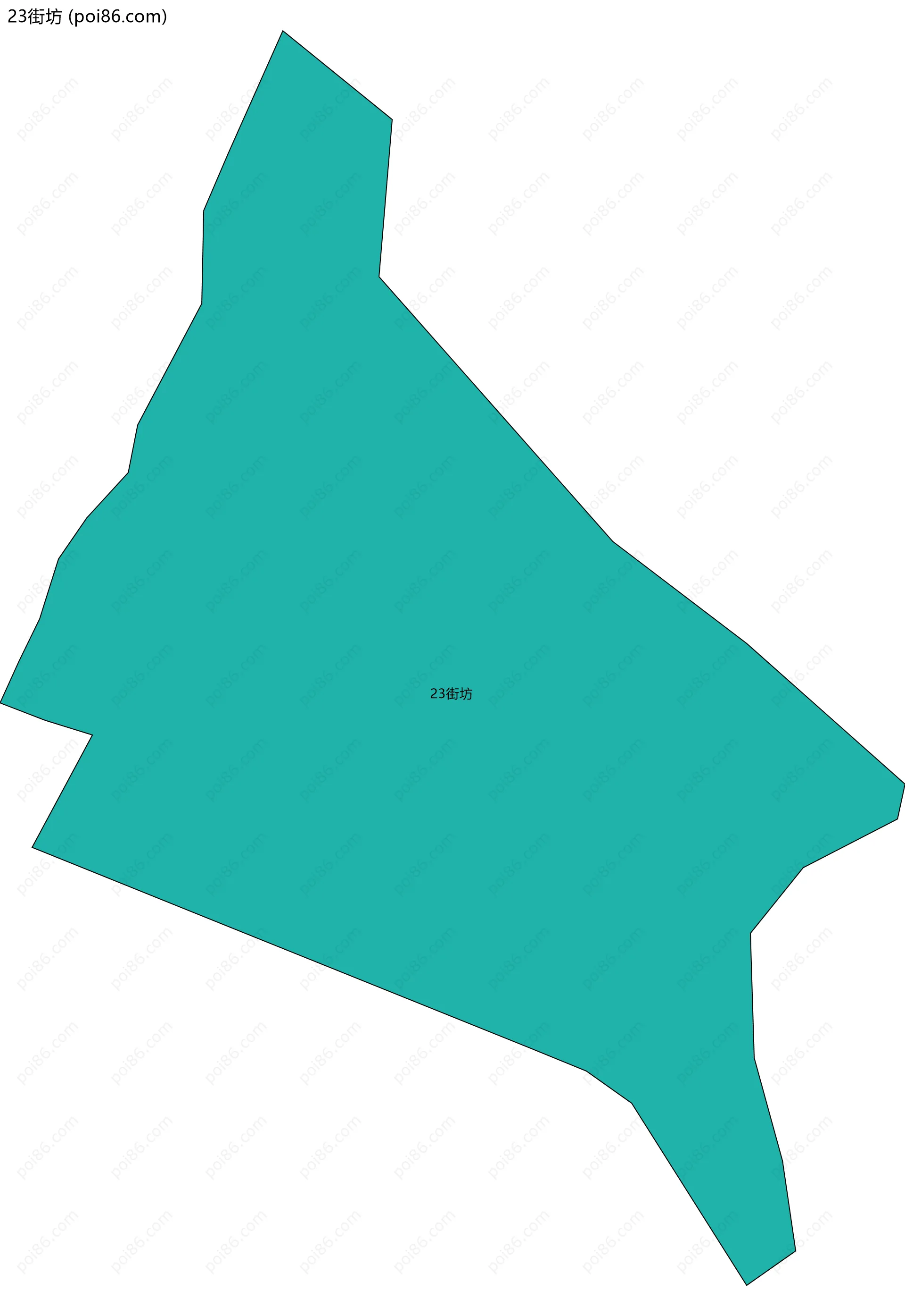 23街坊边界地图