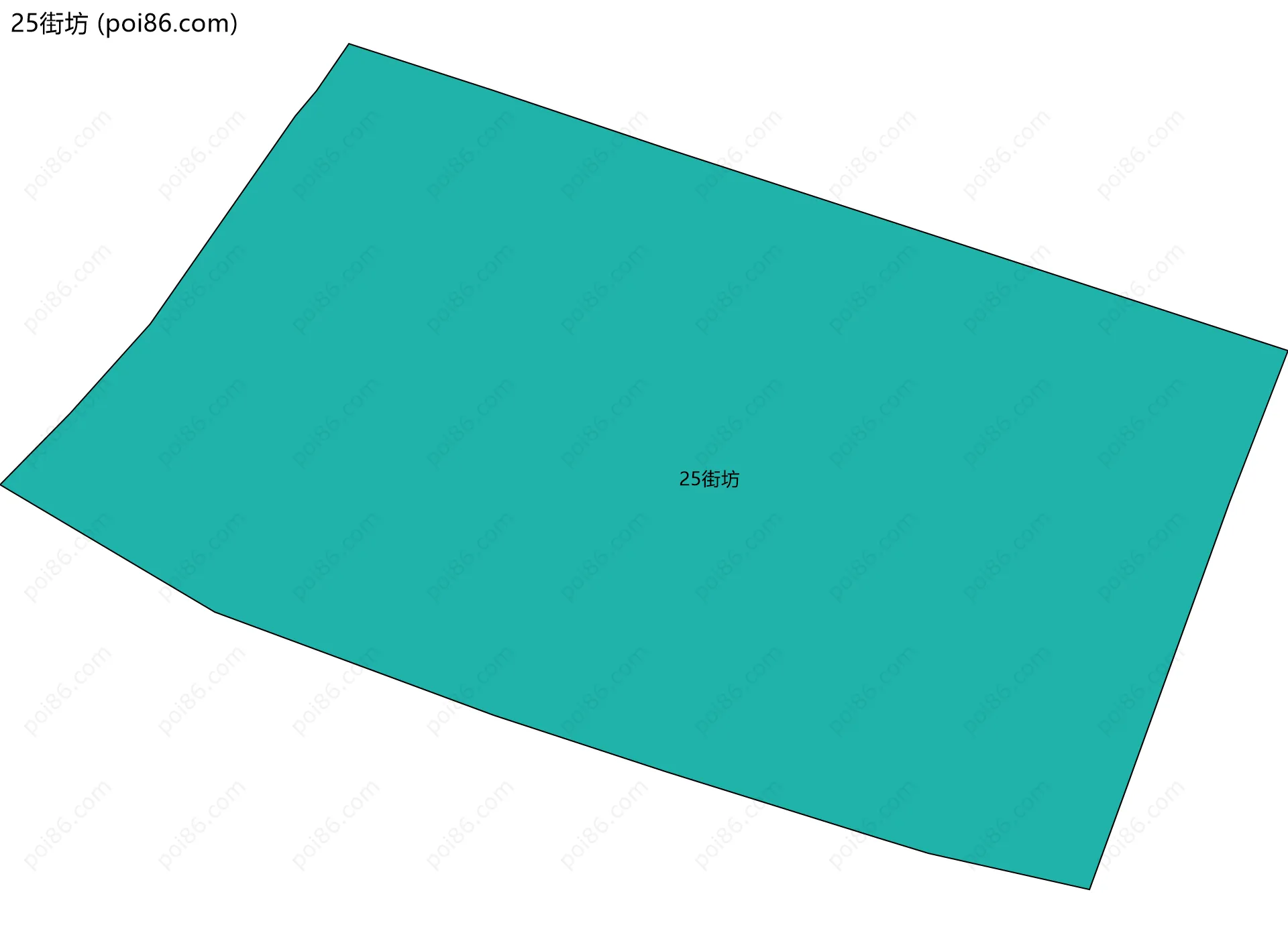25街坊边界地图