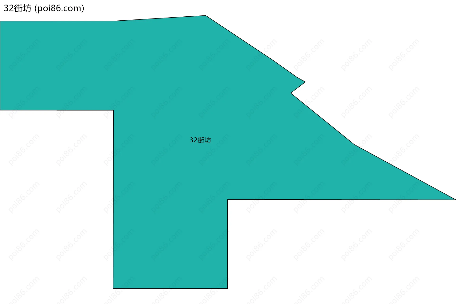 32街坊边界地图