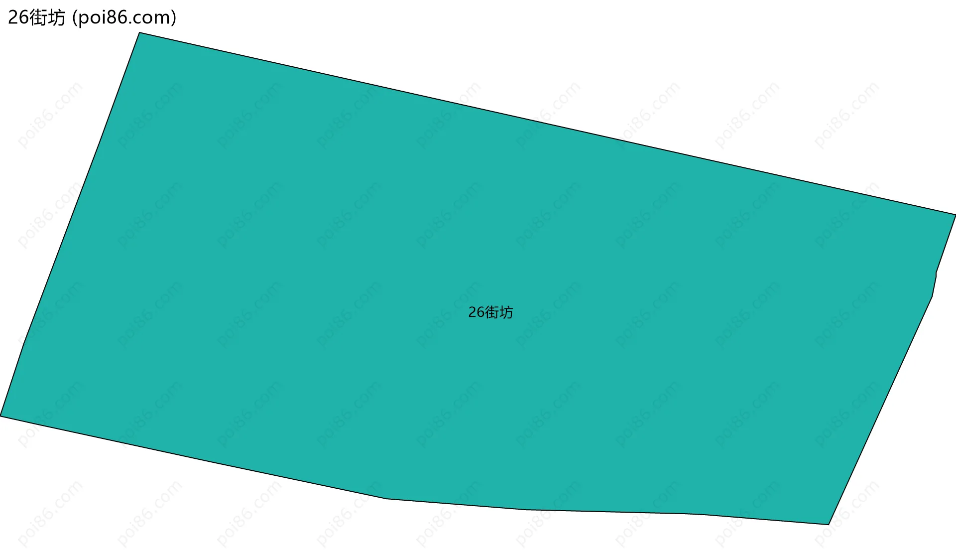 26街坊边界地图