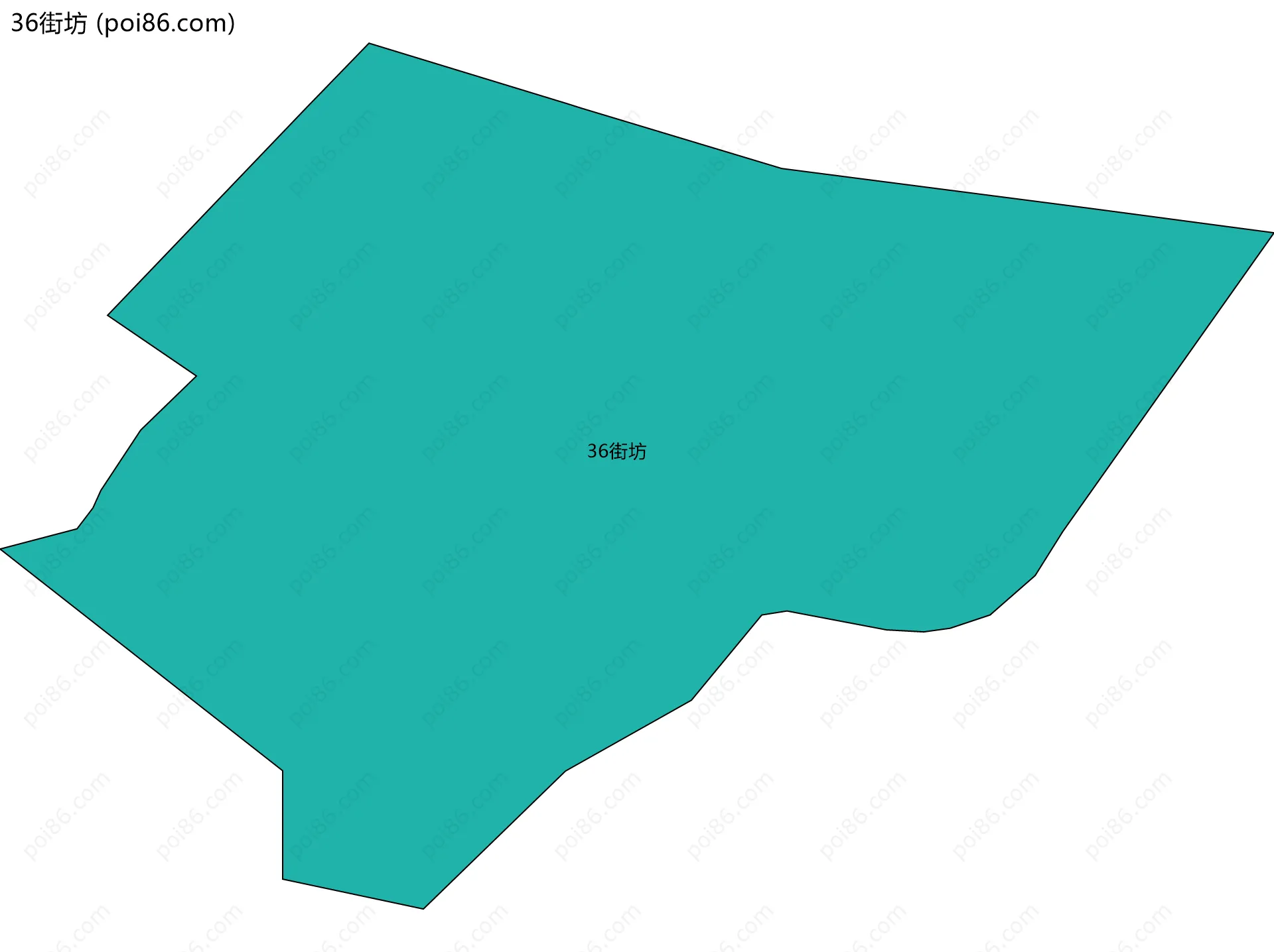 36街坊边界地图